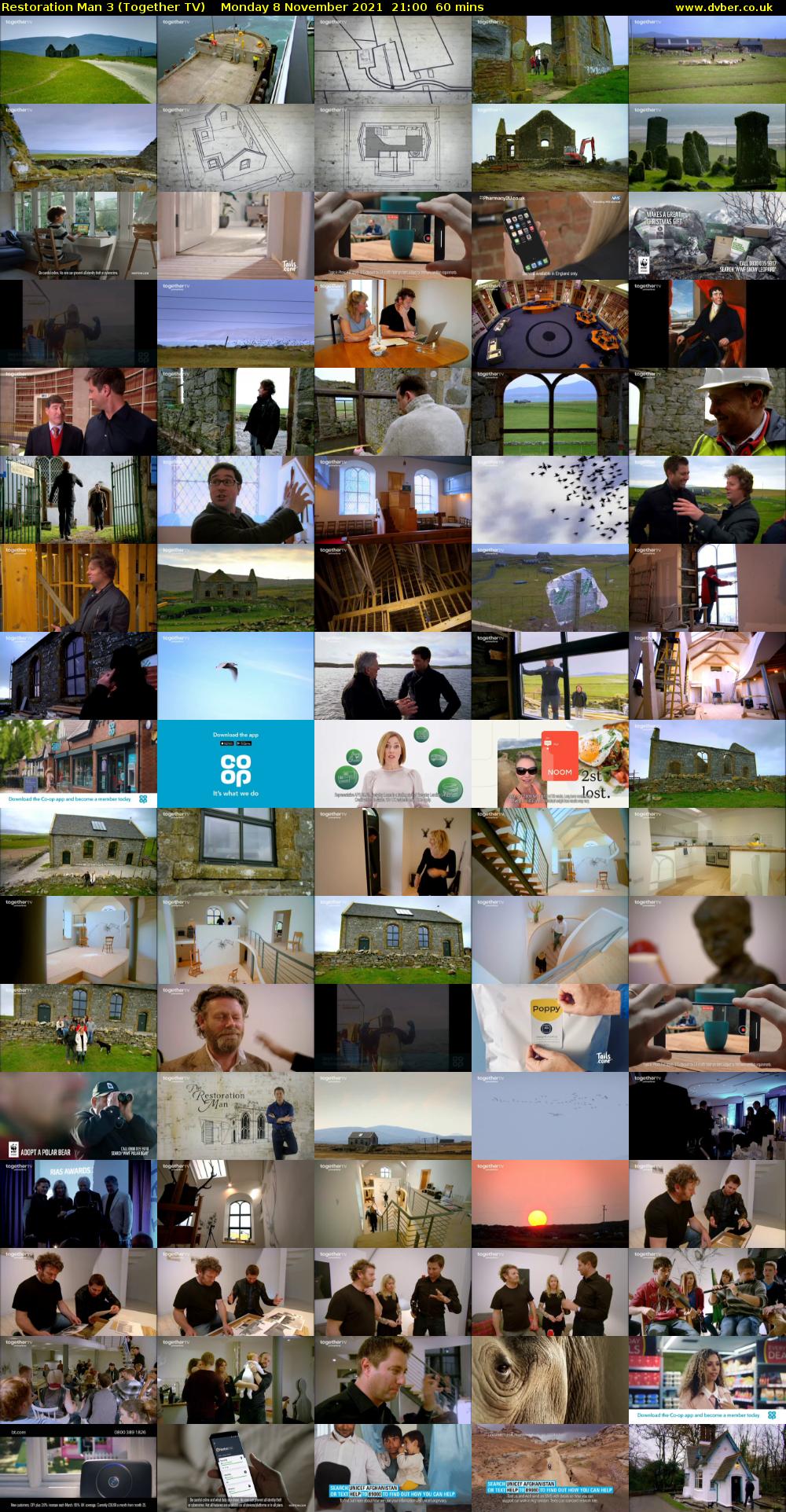 Restoration Man 3 (Together TV) Monday 8 November 2021 21:00 - 22:00