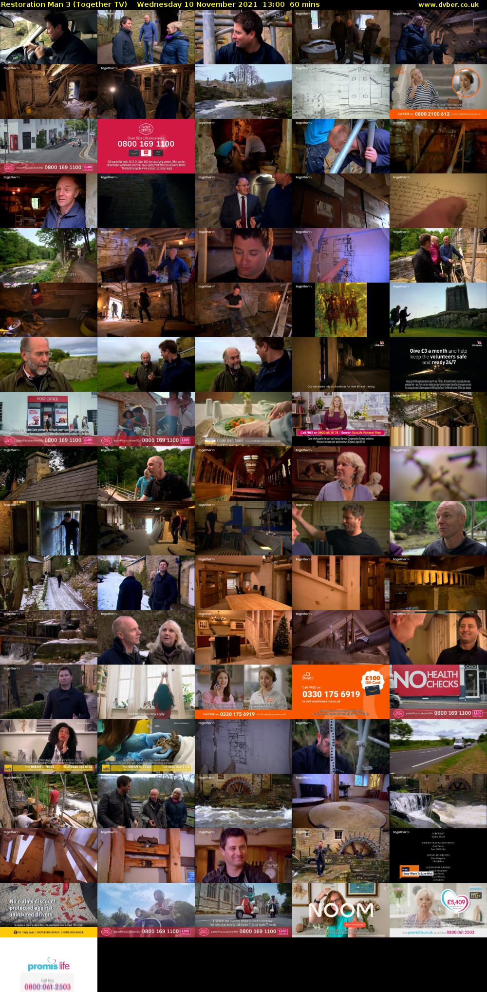 Restoration Man 3 (Together TV) Wednesday 10 November 2021 13:00 - 14:00