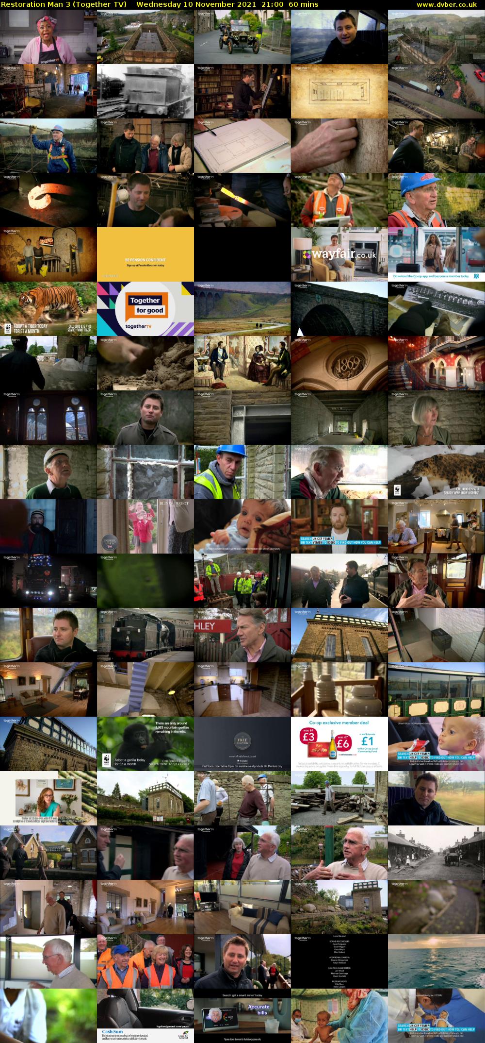 Restoration Man 3 (Together TV) Wednesday 10 November 2021 21:00 - 22:00