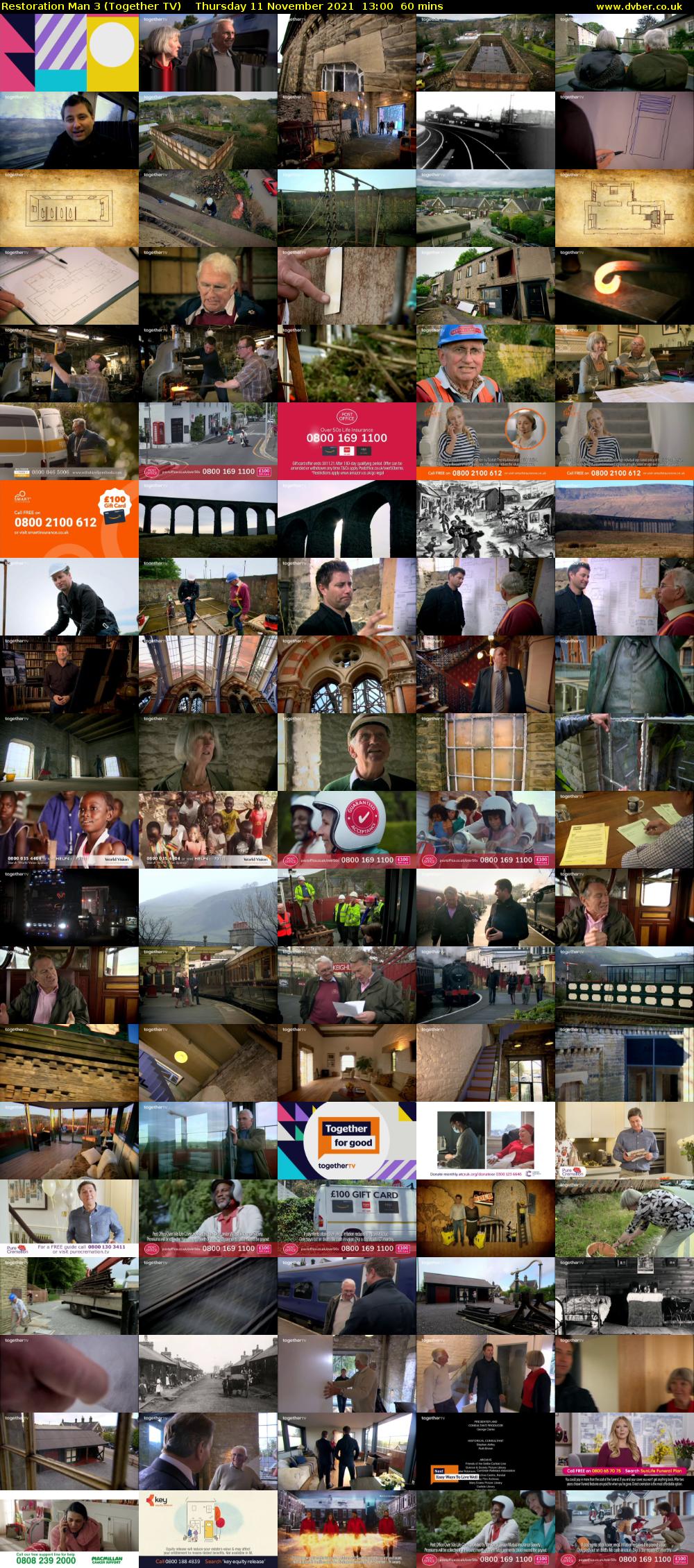 Restoration Man 3 (Together TV) Thursday 11 November 2021 13:00 - 14:00