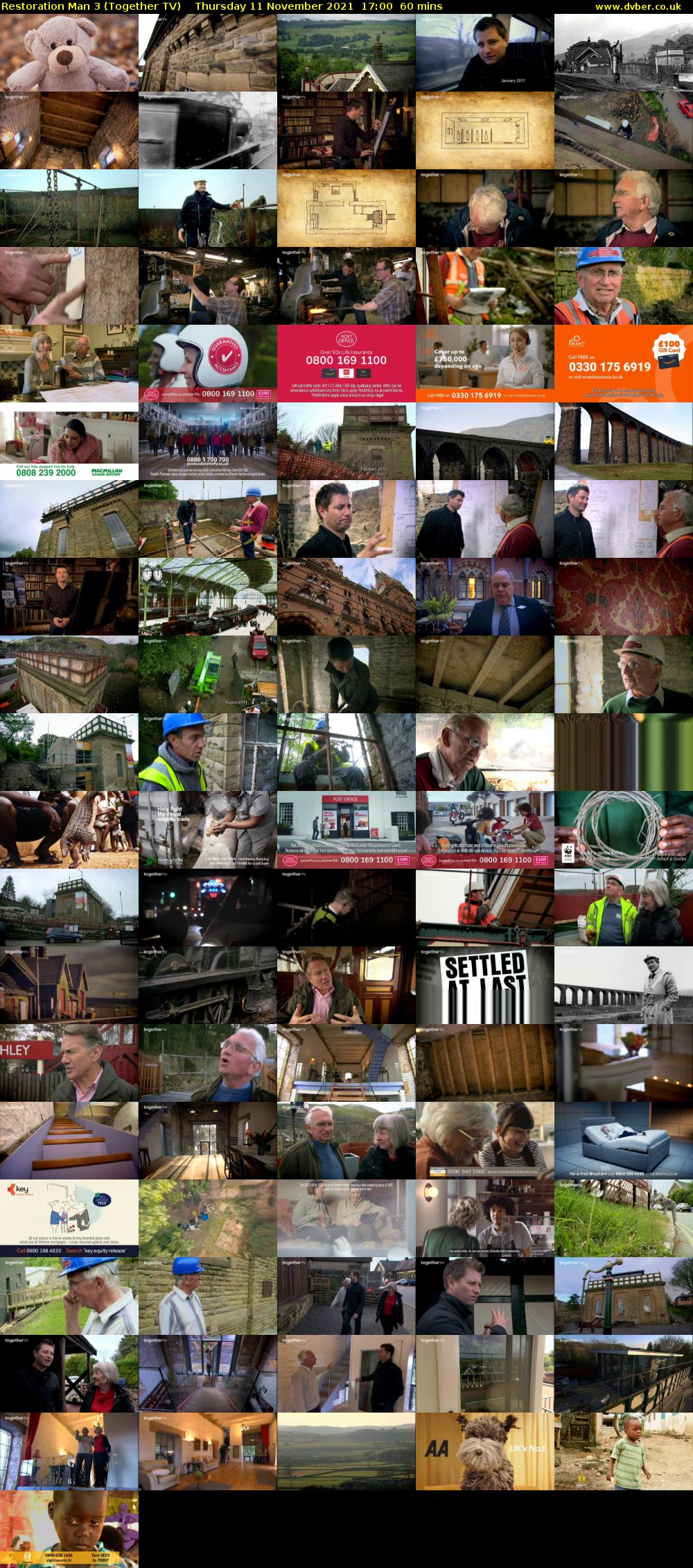 Restoration Man 3 (Together TV) Thursday 11 November 2021 17:00 - 18:00