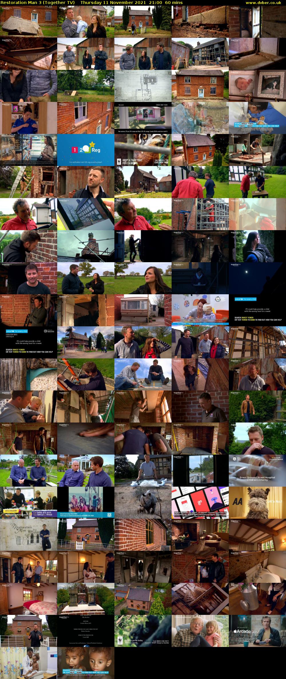 Restoration Man 3 (Together TV) Thursday 11 November 2021 21:00 - 22:00