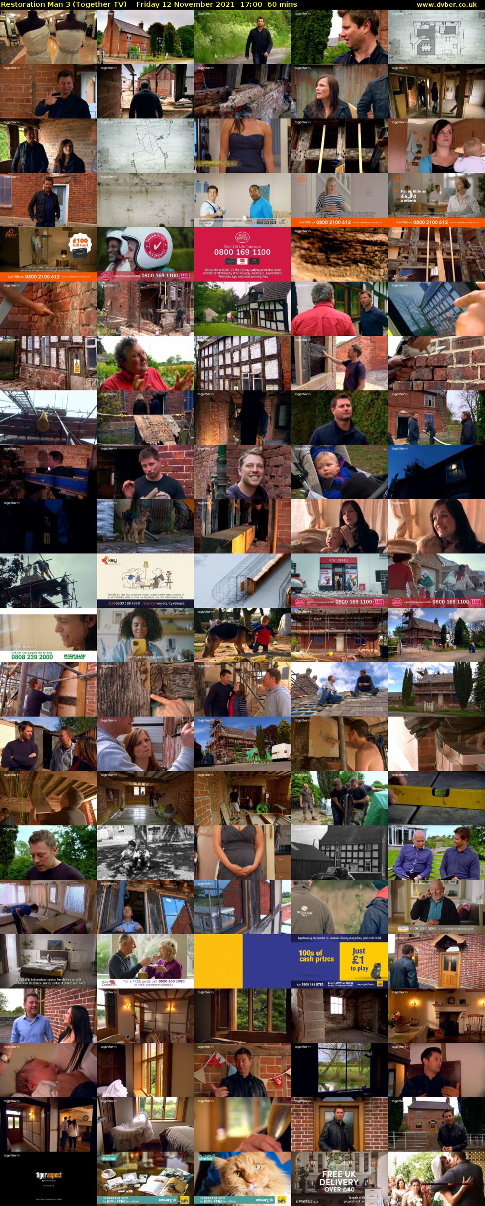 Restoration Man 3 (Together TV) Friday 12 November 2021 17:00 - 18:00