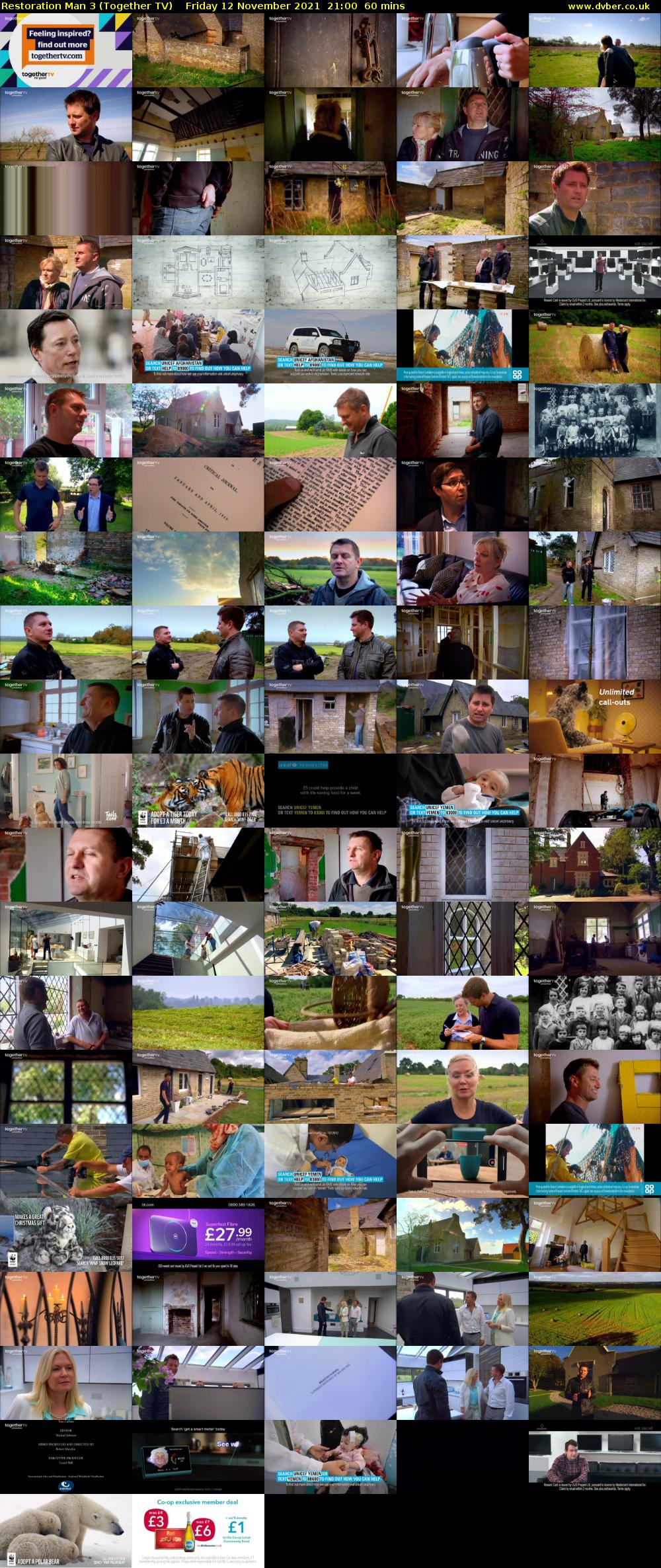 Restoration Man 3 (Together TV) Friday 12 November 2021 21:00 - 22:00