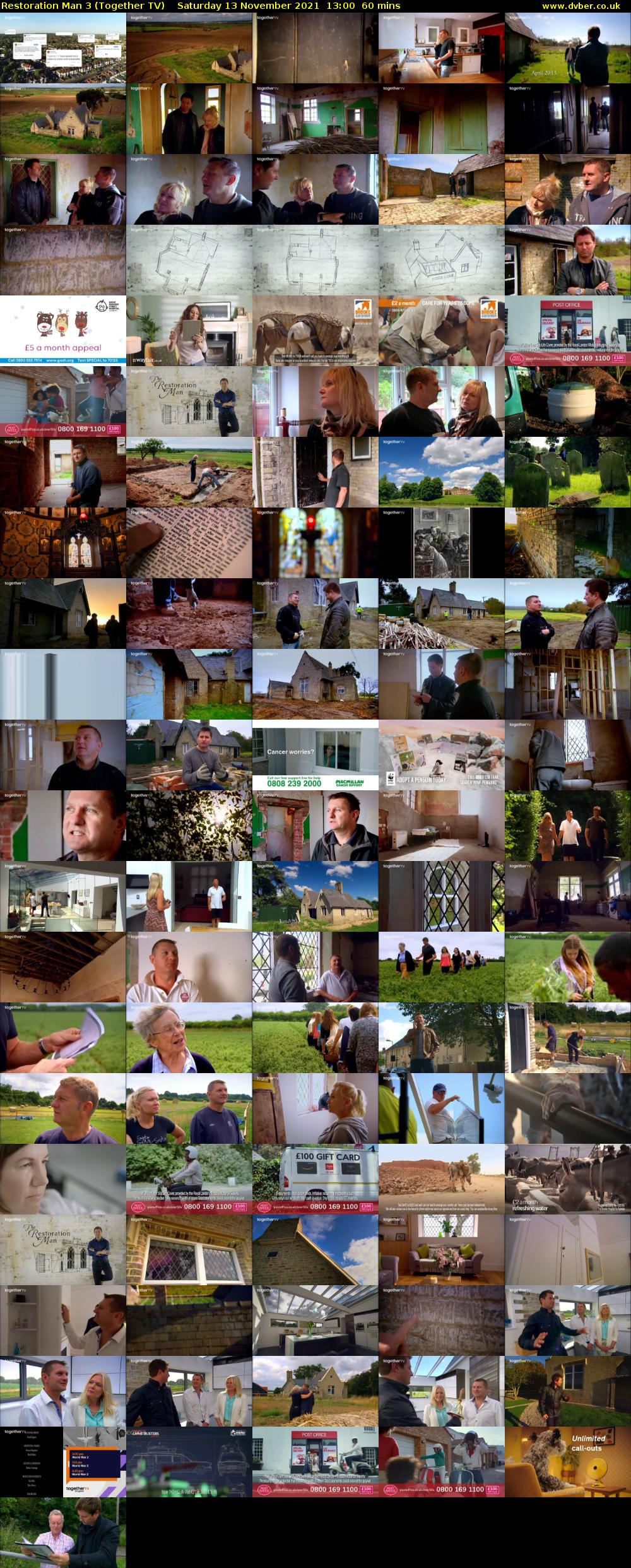 Restoration Man 3 (Together TV) Saturday 13 November 2021 13:00 - 14:00