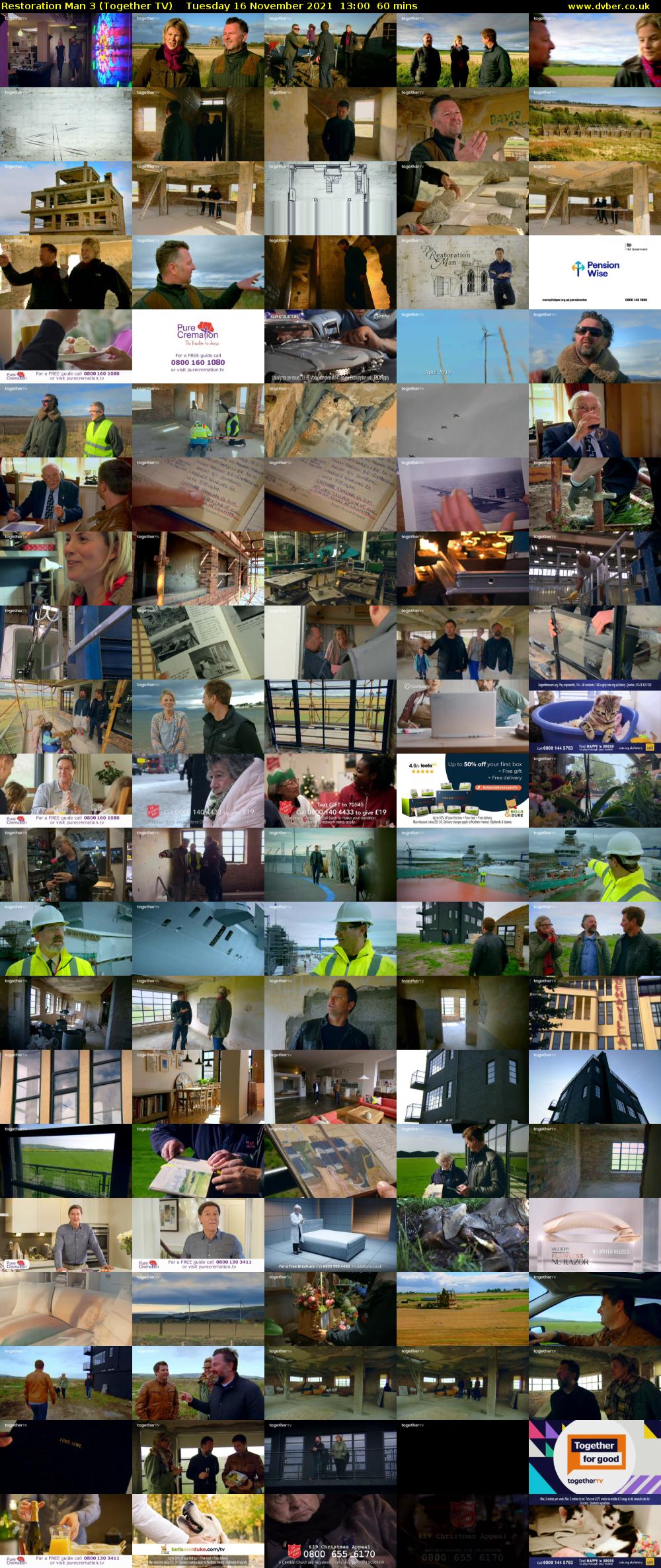 Restoration Man 3 (Together TV) Tuesday 16 November 2021 13:00 - 14:00