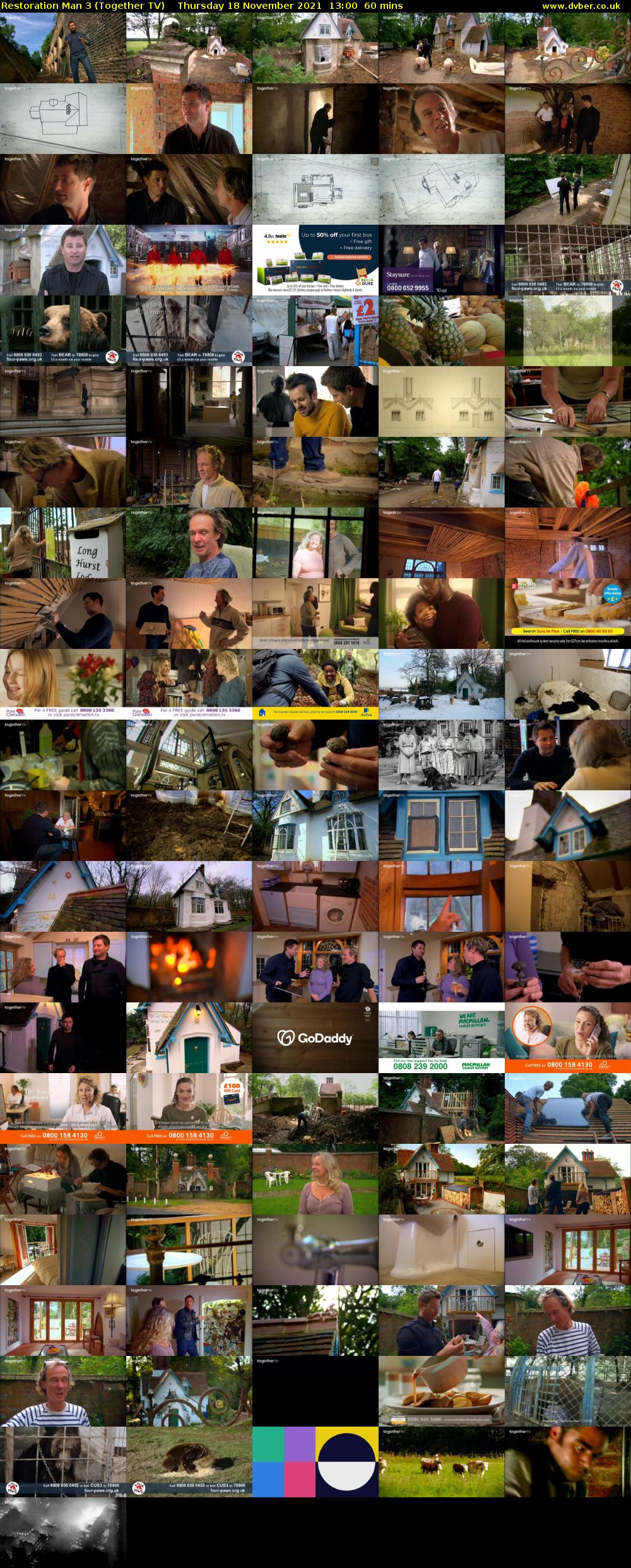 Restoration Man 3 (Together TV) Thursday 18 November 2021 13:00 - 14:00