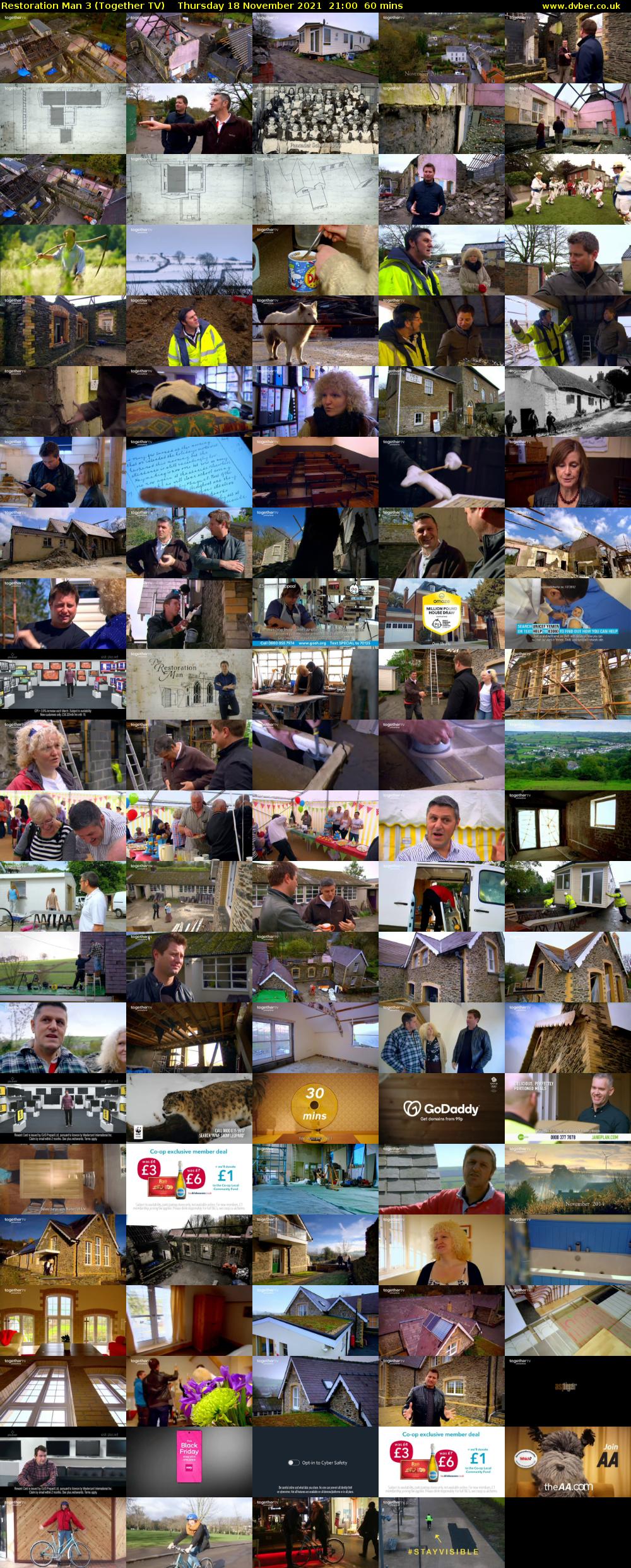Restoration Man 3 (Together TV) Thursday 18 November 2021 21:00 - 22:00