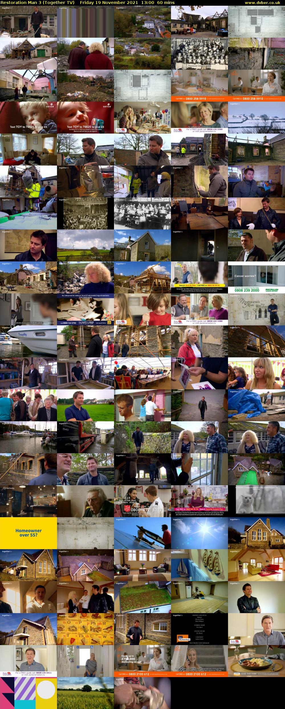 Restoration Man 3 (Together TV) Friday 19 November 2021 13:00 - 14:00