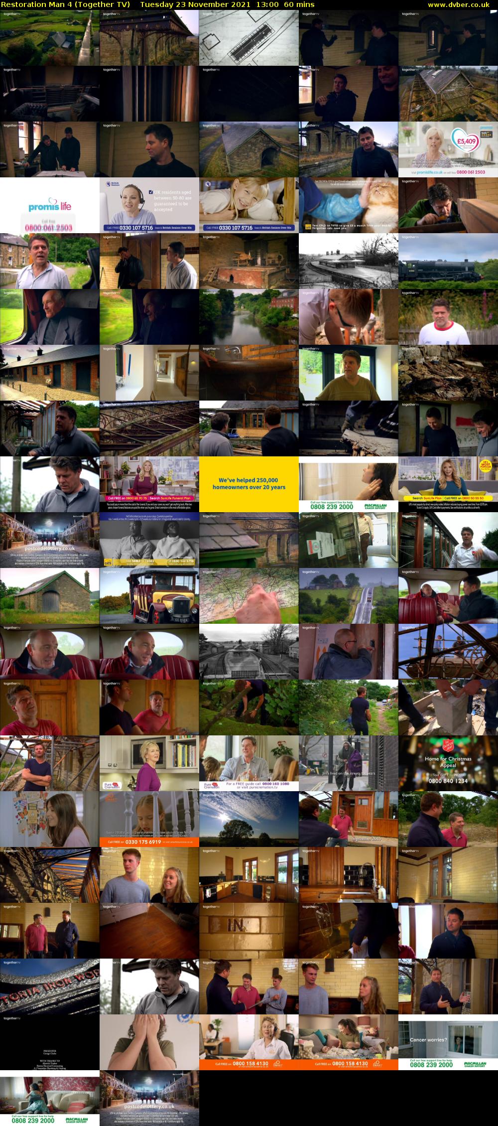 Restoration Man 4 (Together TV) Tuesday 23 November 2021 13:00 - 14:00
