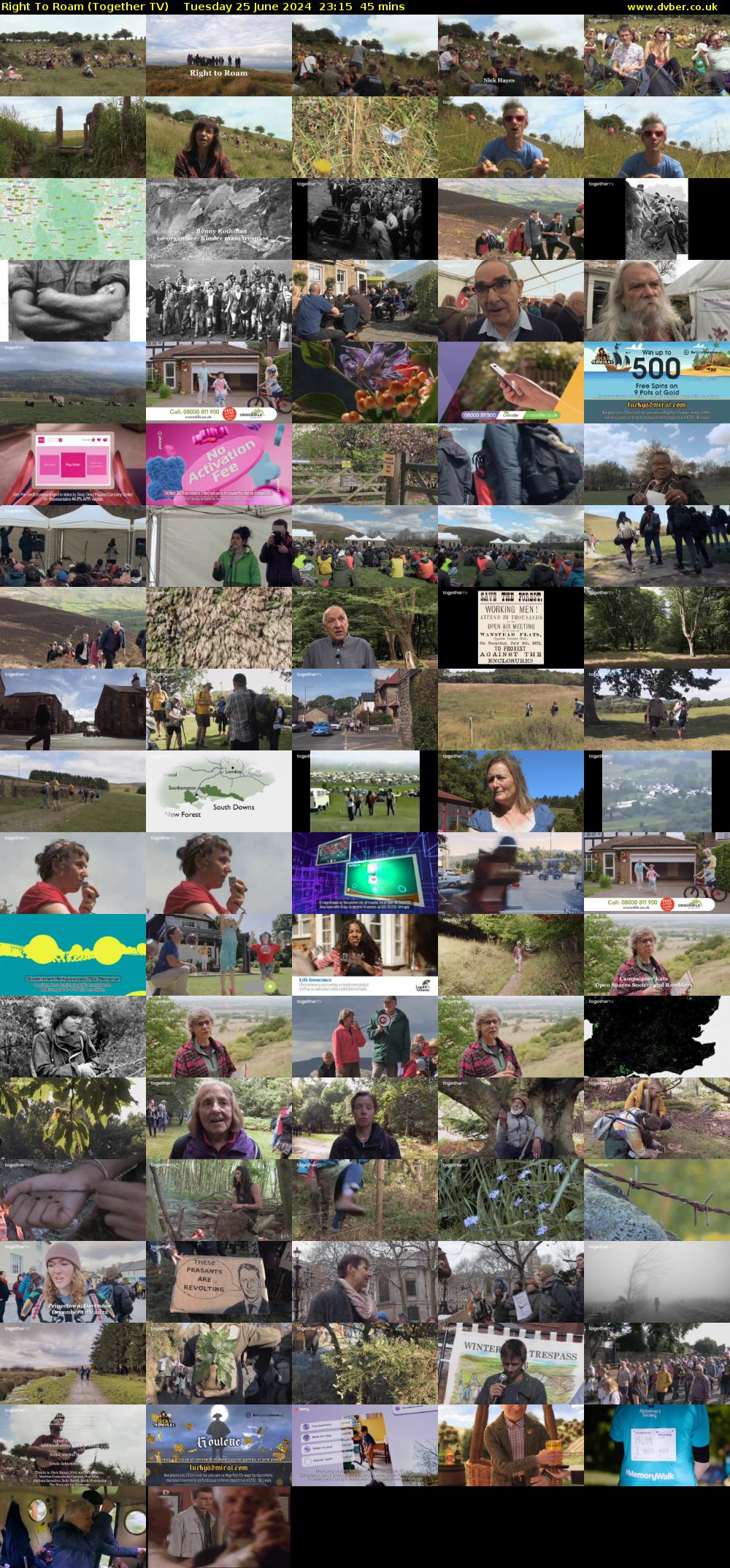 Right To Roam (Together TV) Tuesday 25 June 2024 23:15 - 00:00