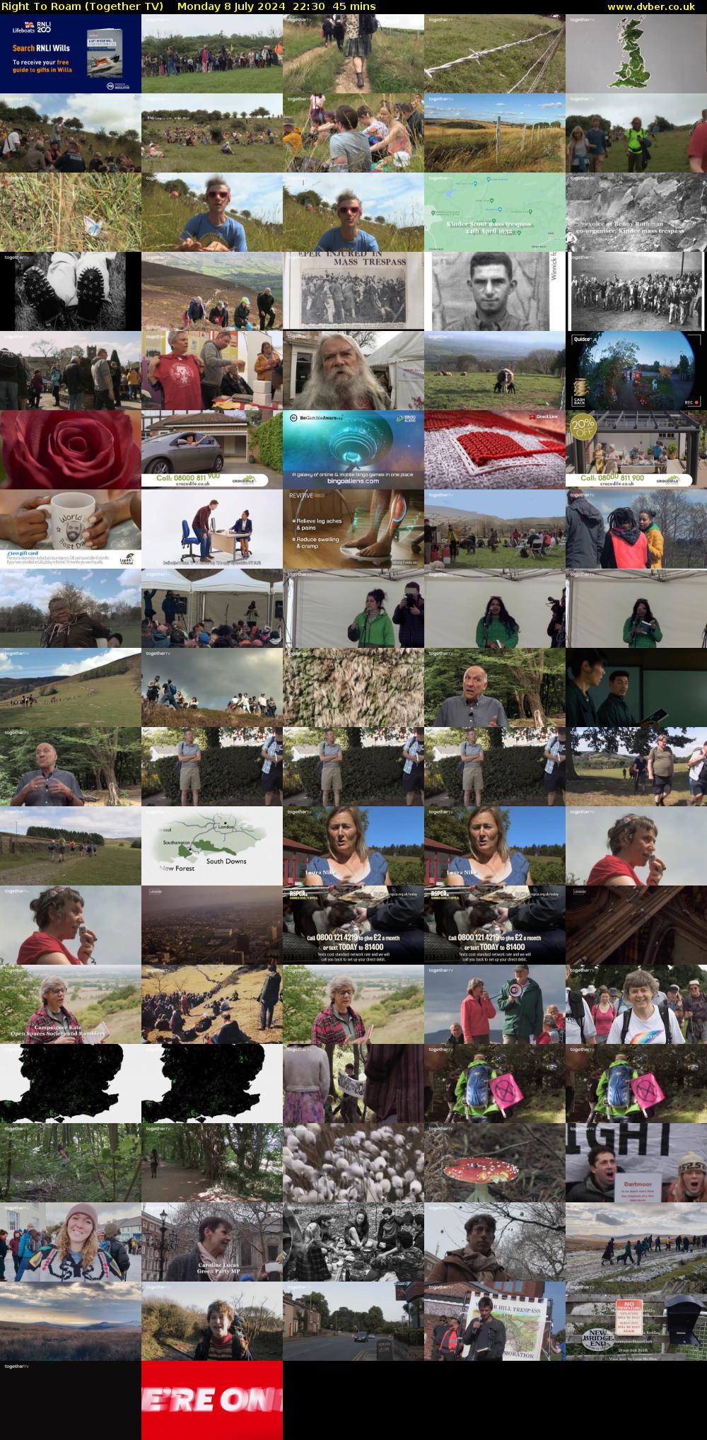 Right To Roam (Together TV) Monday 8 July 2024 22:30 - 23:15