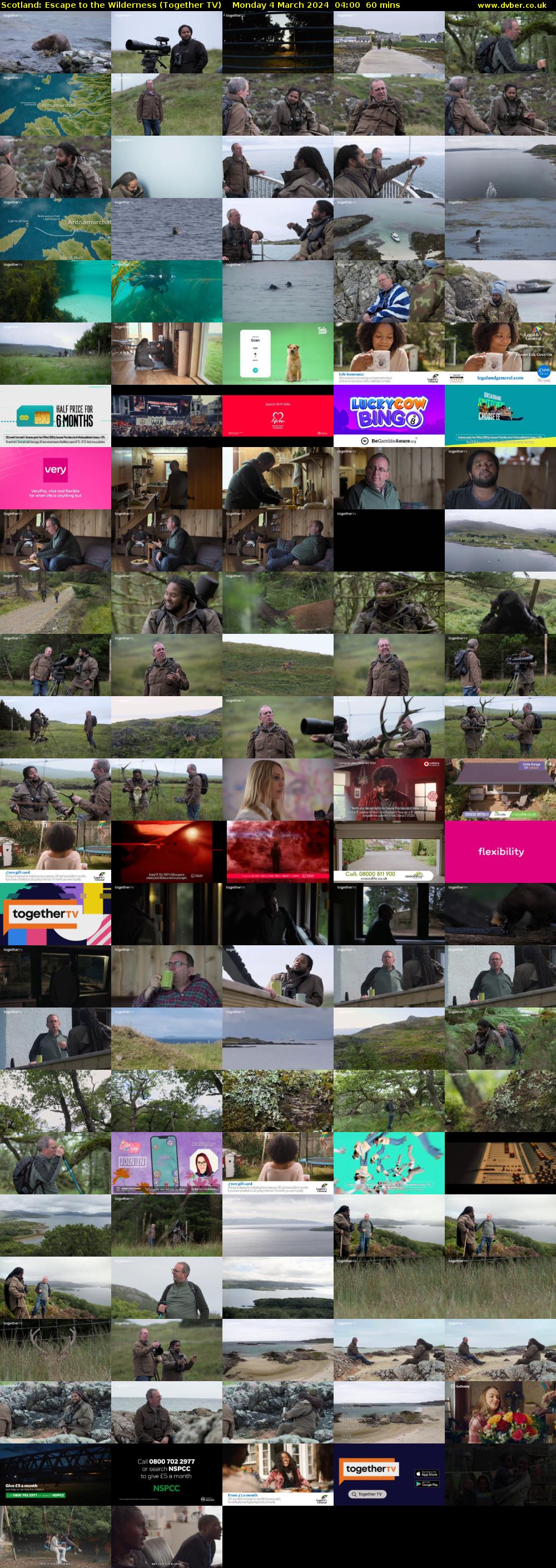 Scotland: Escape to the Wilderness (Together TV) Monday 4 March 2024 04:00 - 05:00