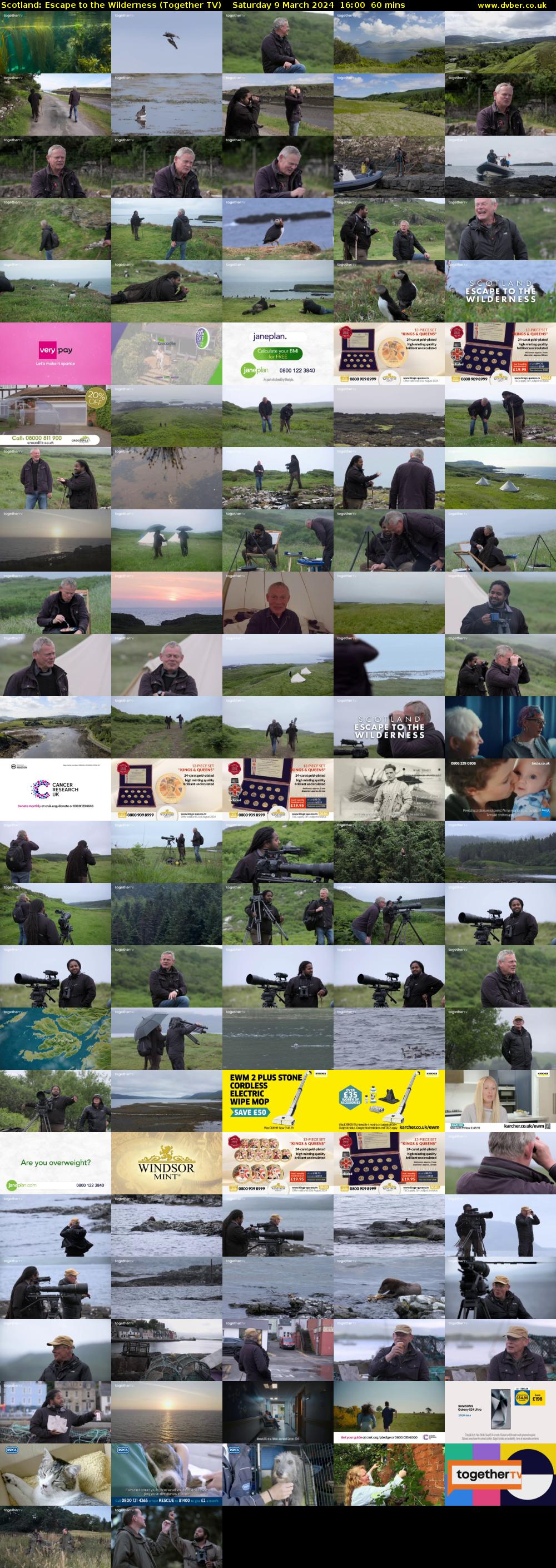 Scotland: Escape to the Wilderness (Together TV) Saturday 9 March 2024 16:00 - 17:00