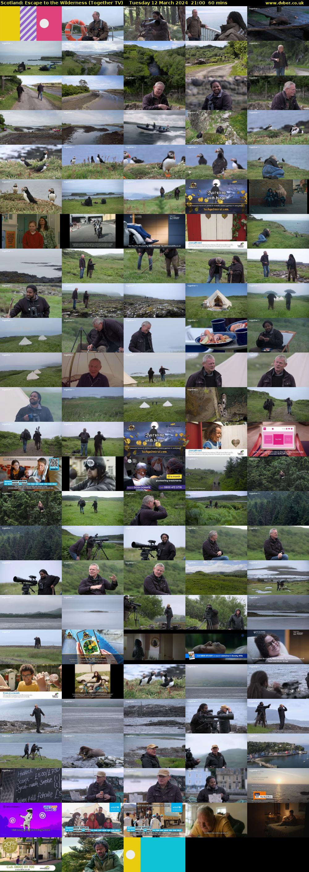 Scotland: Escape to the Wilderness (Together TV) Tuesday 12 March 2024 21:00 - 22:00