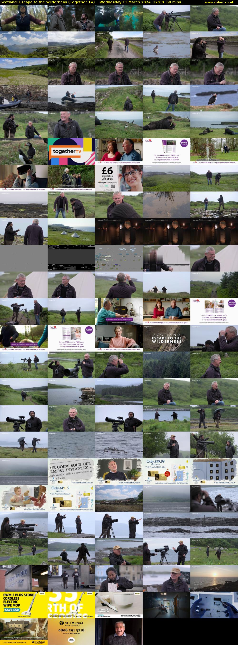 Scotland: Escape to the Wilderness (Together TV) Wednesday 13 March 2024 12:00 - 13:00
