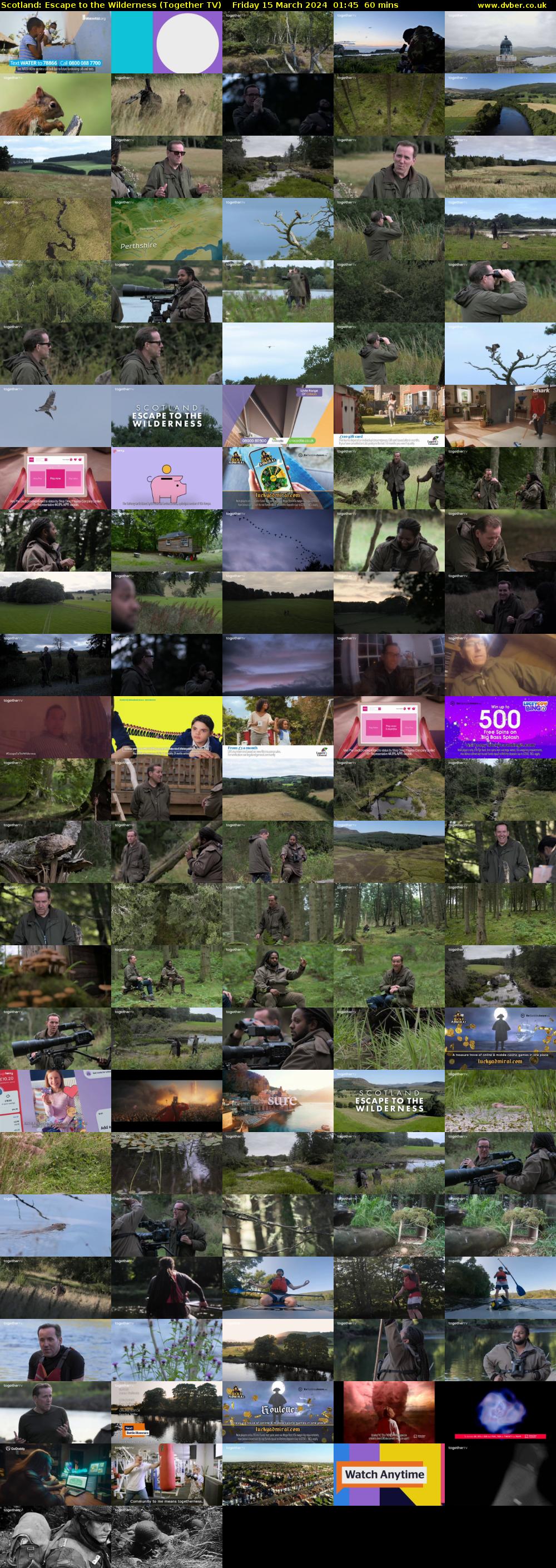 Scotland: Escape to the Wilderness (Together TV) Friday 15 March 2024 01:45 - 02:45