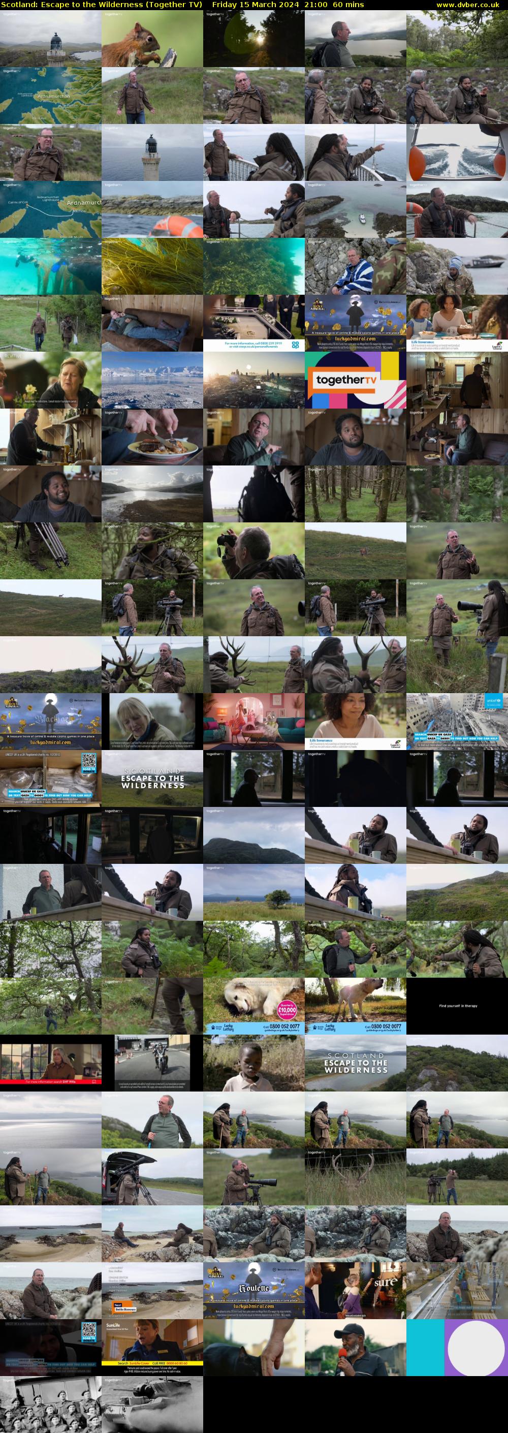 Scotland: Escape to the Wilderness (Together TV) Friday 15 March 2024 21:00 - 22:00
