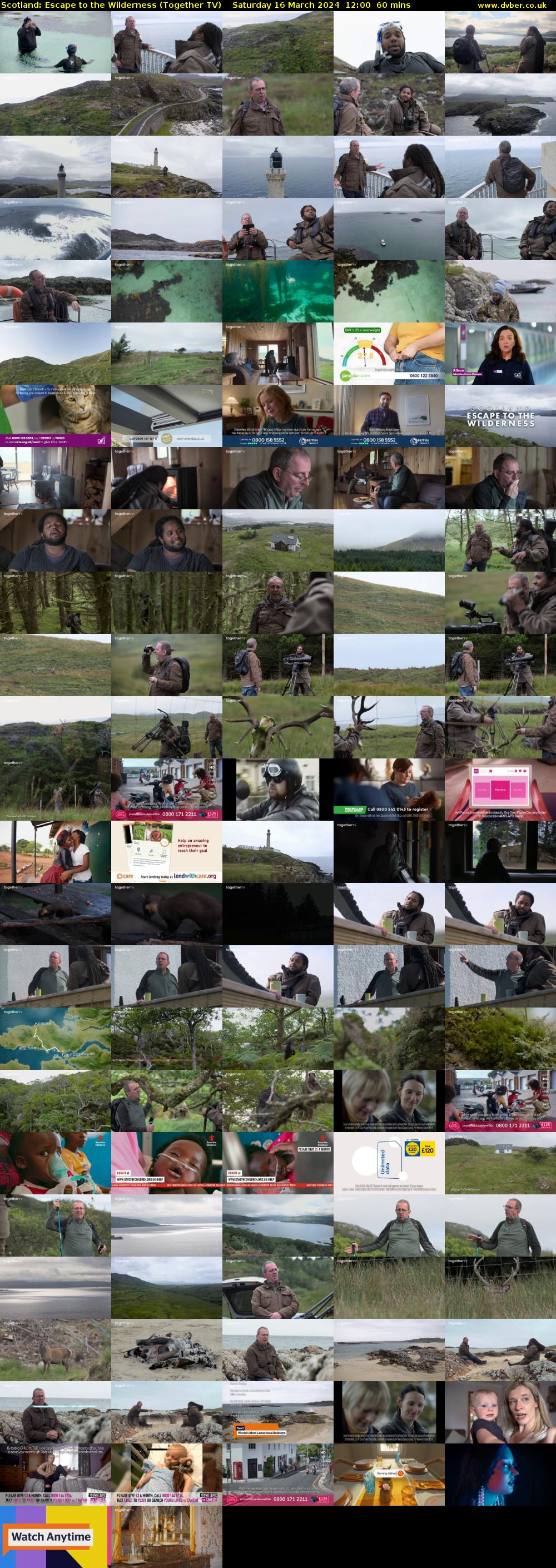 Scotland: Escape to the Wilderness (Together TV) Saturday 16 March 2024 12:00 - 13:00