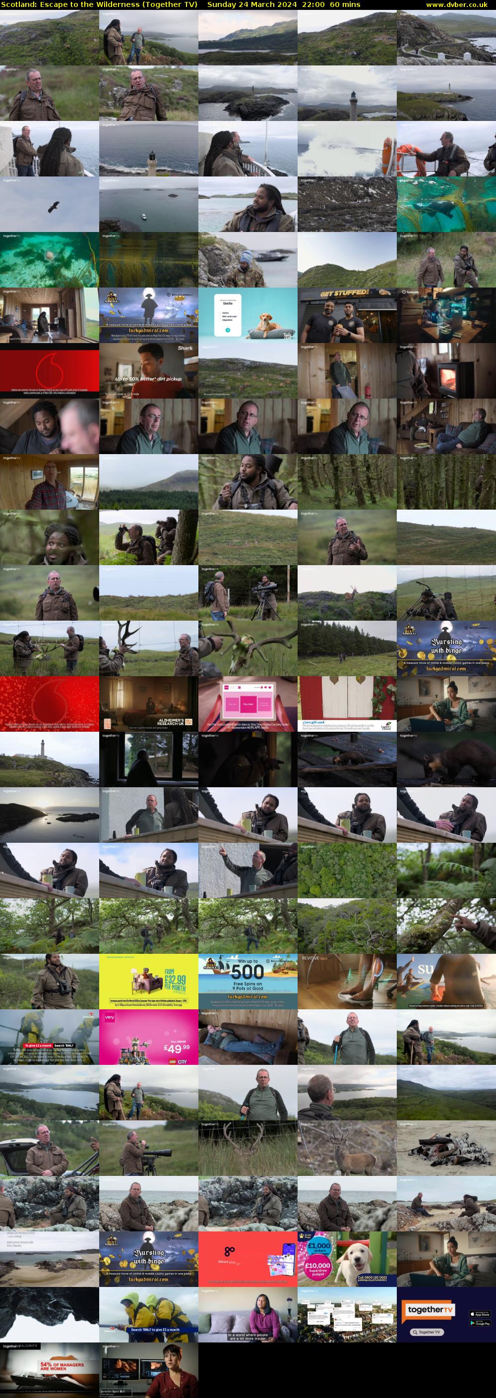 Scotland: Escape to the Wilderness (Together TV) Sunday 24 March 2024 22:00 - 23:00