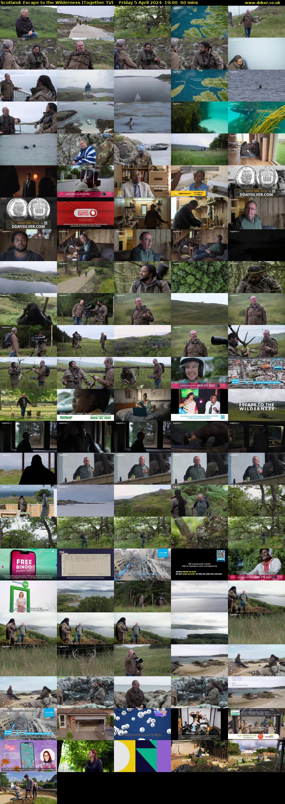 Scotland: Escape to the Wilderness (Together TV) Friday 5 April 2024 19:00 - 20:00