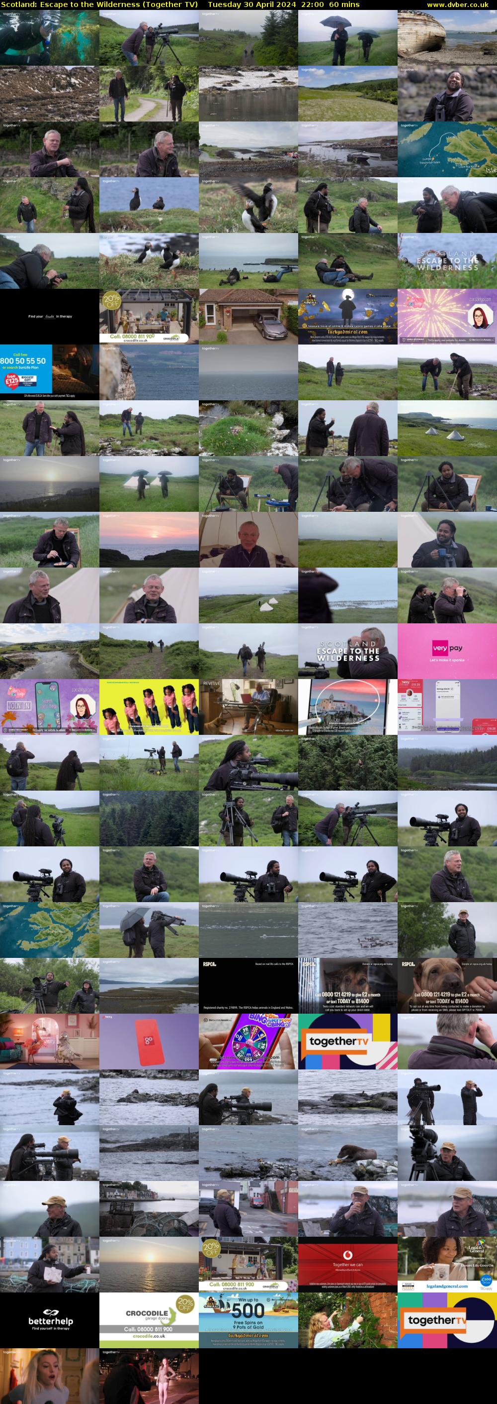 Scotland: Escape to the Wilderness (Together TV) Tuesday 30 April 2024 22:00 - 23:00
