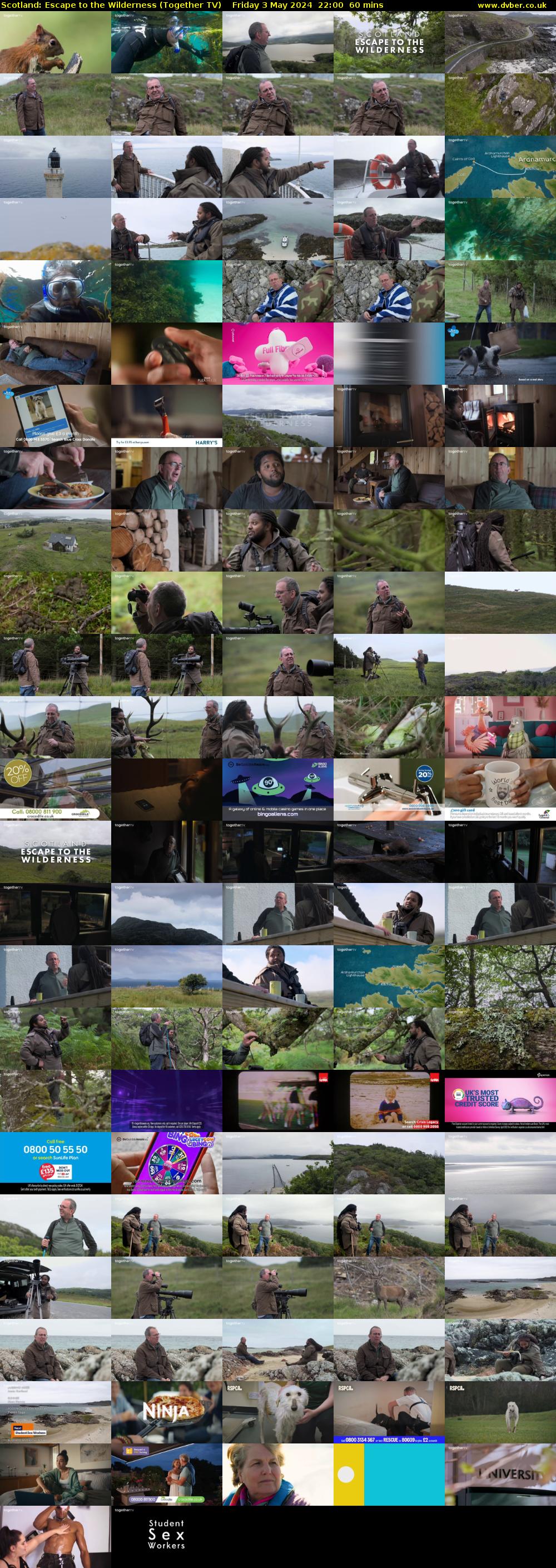 Scotland: Escape to the Wilderness (Together TV) Friday 3 May 2024 22:00 - 23:00