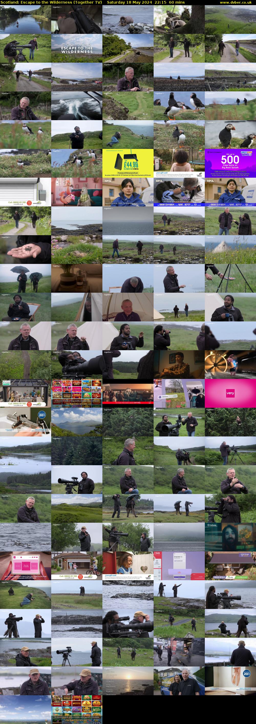 Scotland: Escape to the Wilderness (Together TV) Saturday 18 May 2024 22:15 - 23:15
