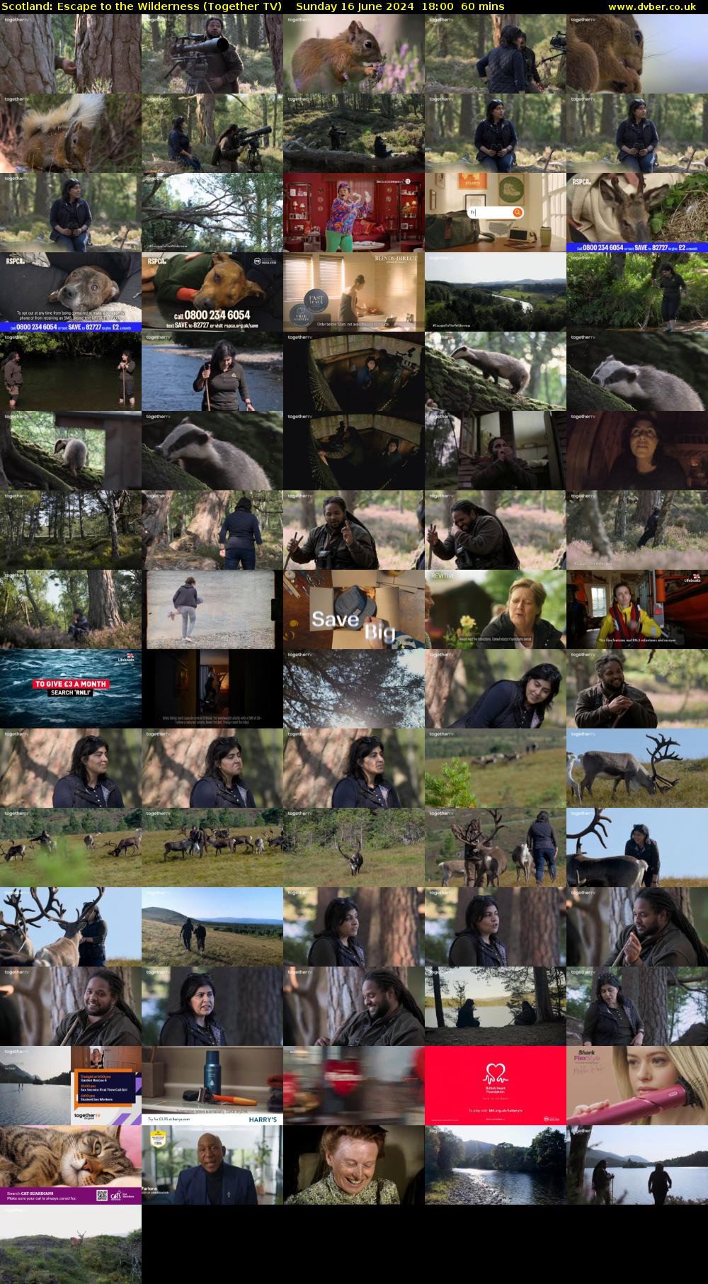 Scotland: Escape to the Wilderness (Together TV) Sunday 16 June 2024 18:00 - 19:00