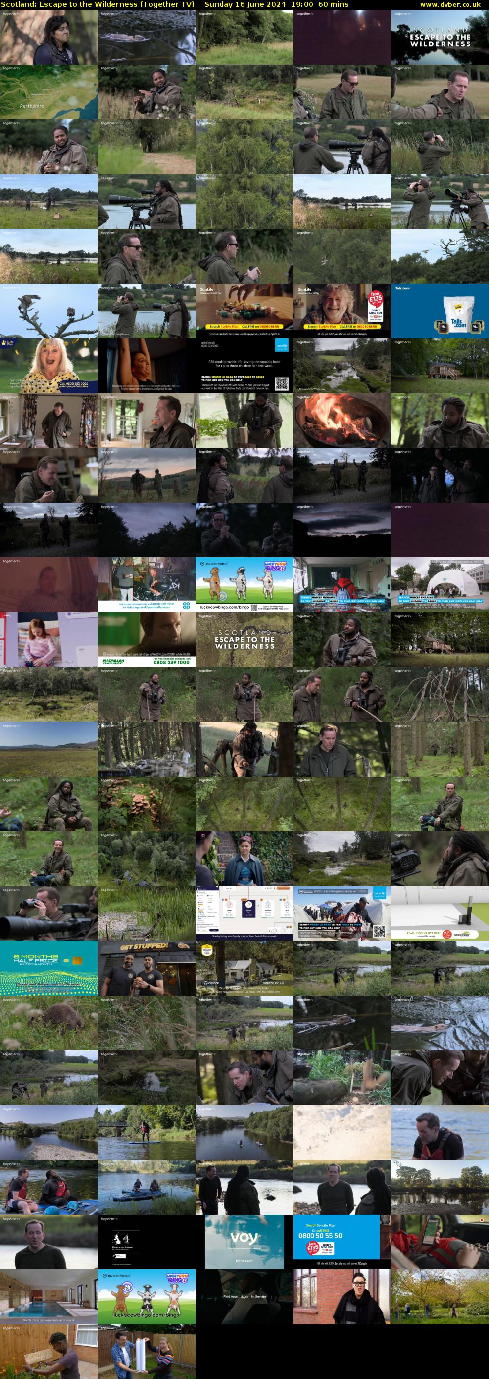 Scotland: Escape to the Wilderness (Together TV) Sunday 16 June 2024 19:00 - 20:00