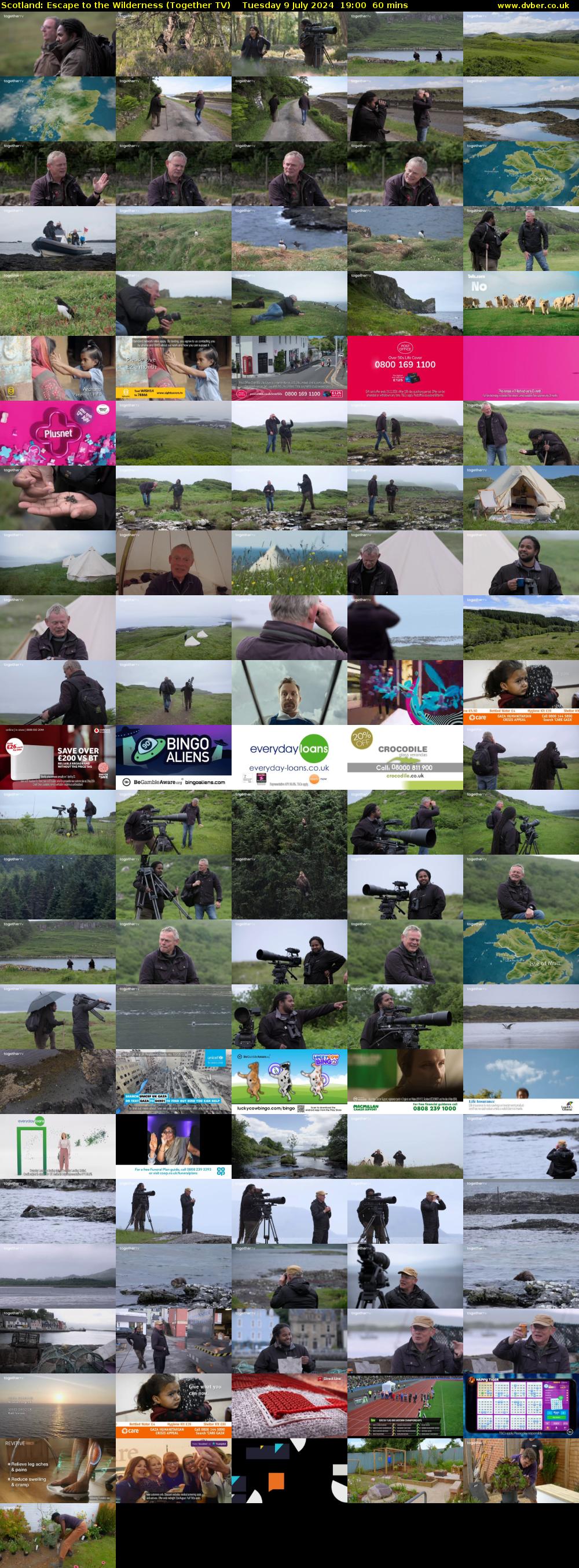 Scotland: Escape to the Wilderness (Together TV) Tuesday 9 July 2024 19:00 - 20:00