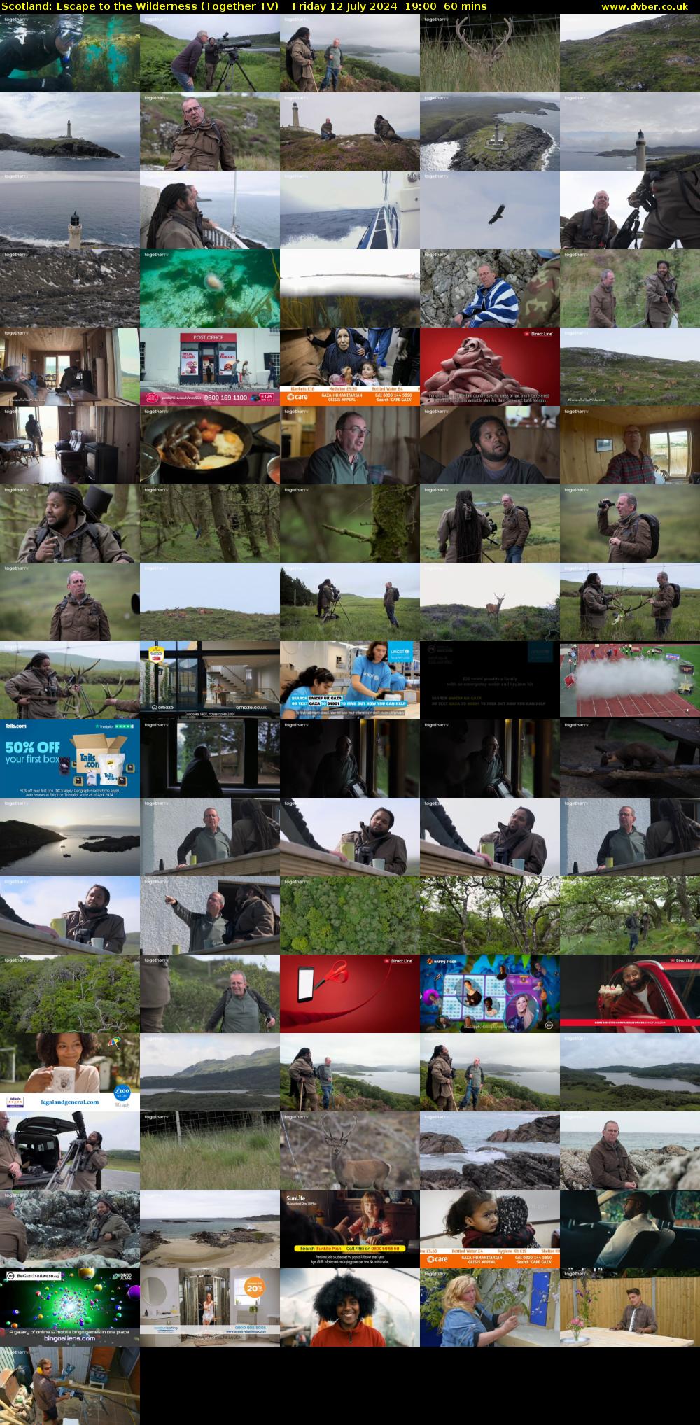 Scotland: Escape to the Wilderness (Together TV) Friday 12 July 2024 19:00 - 20:00
