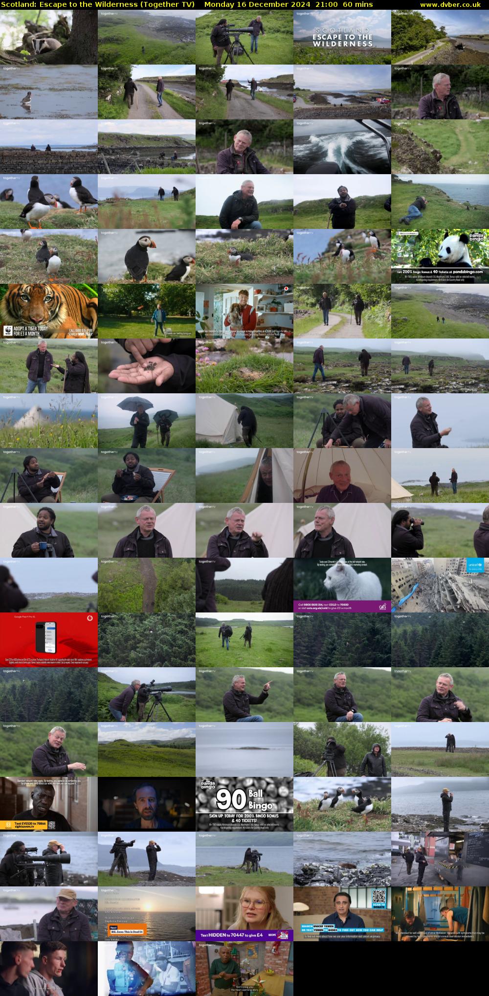 Scotland: Escape to the Wilderness (Together TV) Monday 16 December 2024 21:00 - 22:00