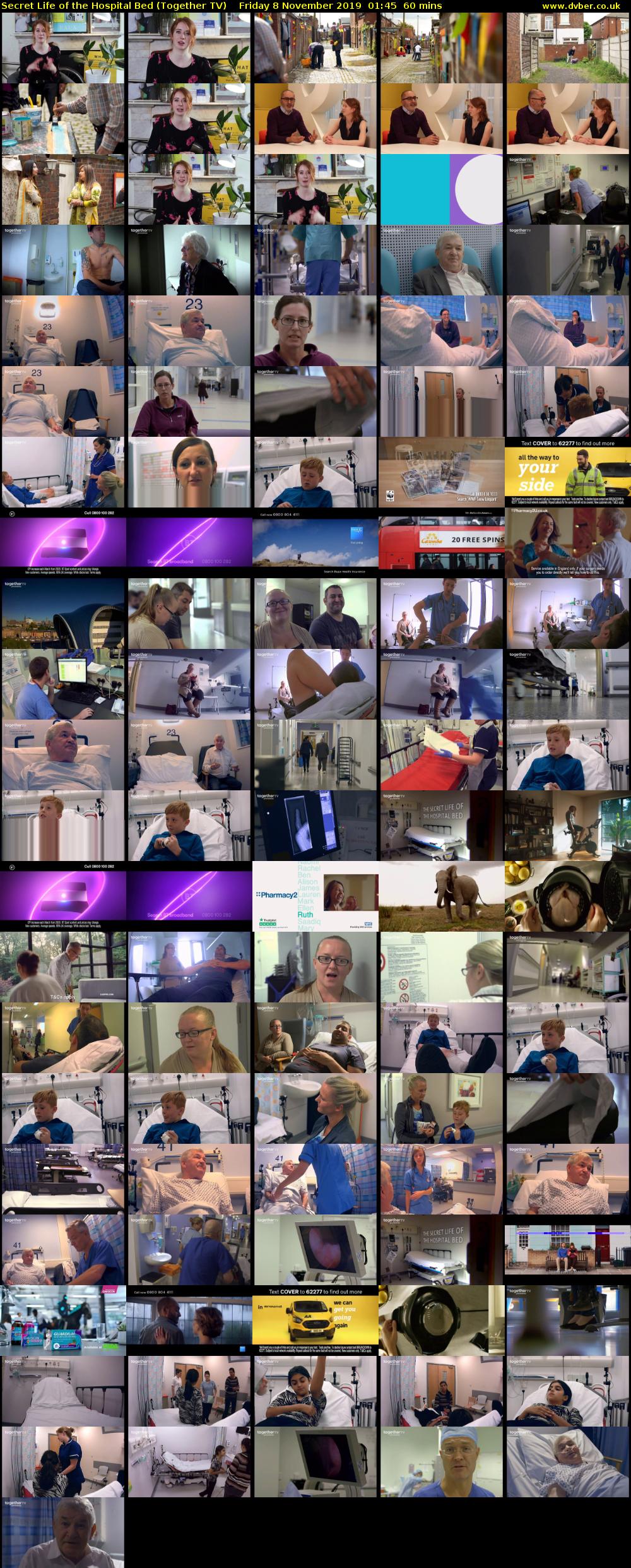 Secret Life of the Hospital Bed (Together TV) Friday 8 November 2019 01:45 - 02:45