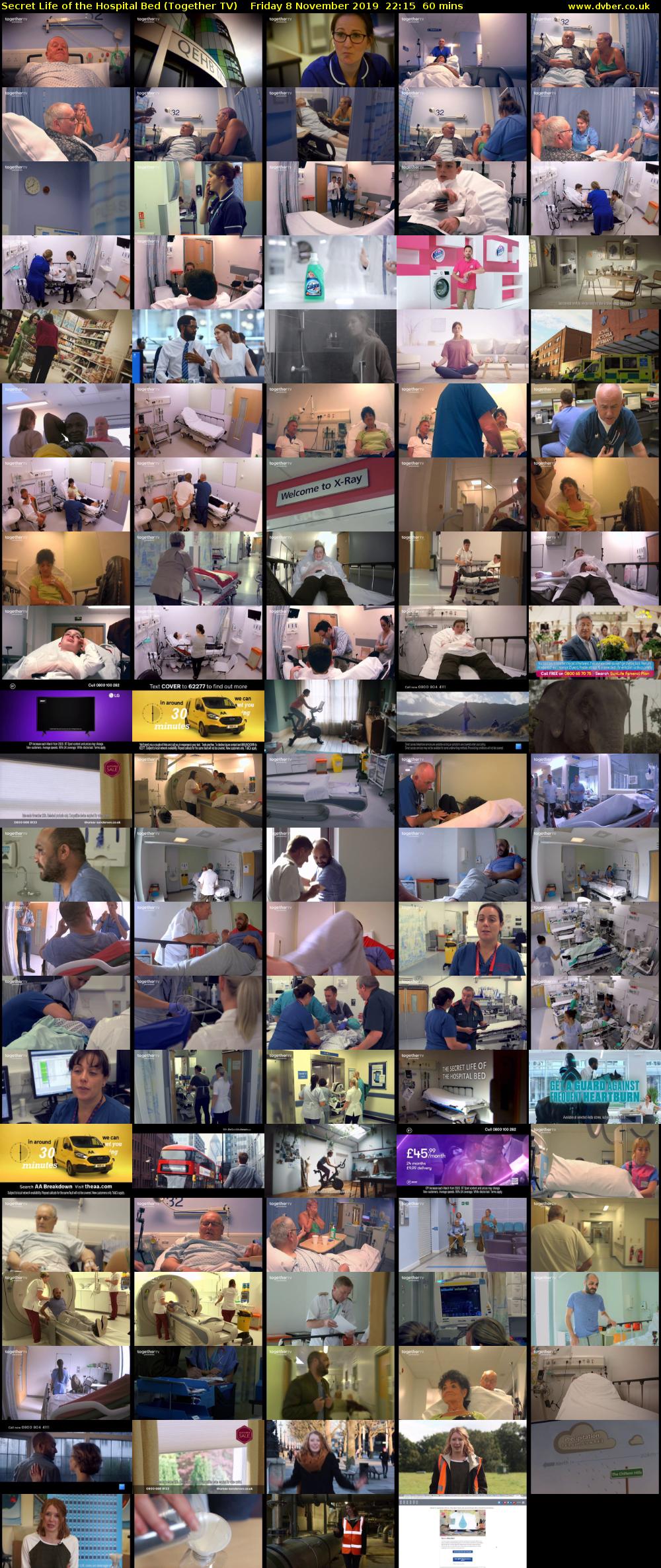 Secret Life of the Hospital Bed (Together TV) Friday 8 November 2019 22:15 - 23:15