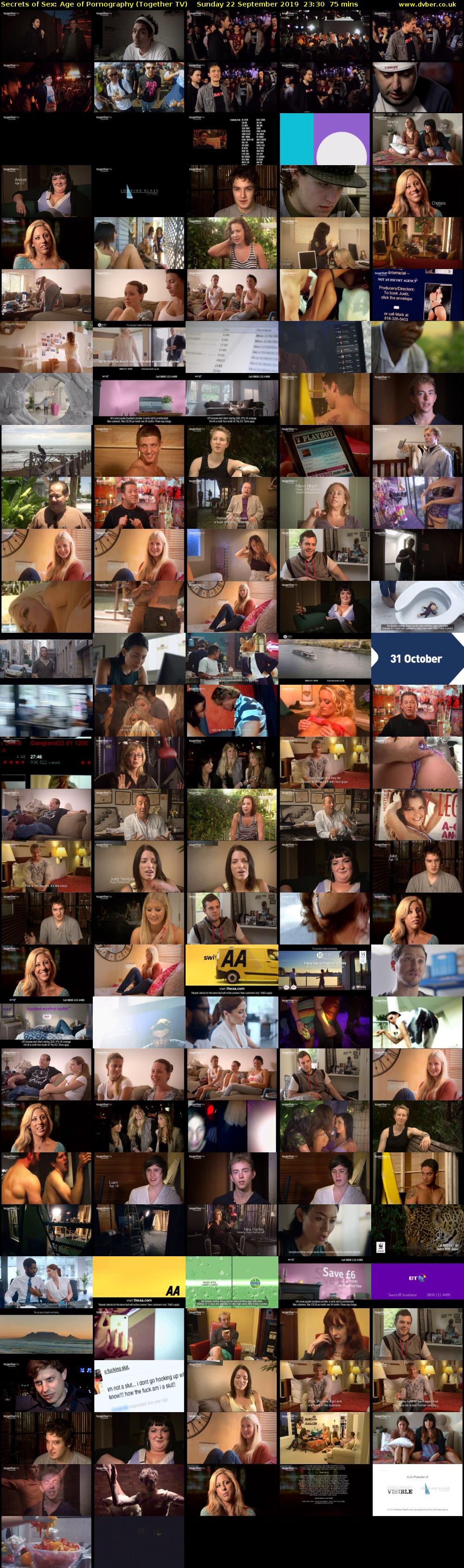 Secrets of Sex: Age of Pornography (Together TV) Sunday 22 September 2019 23:30 - 00:45