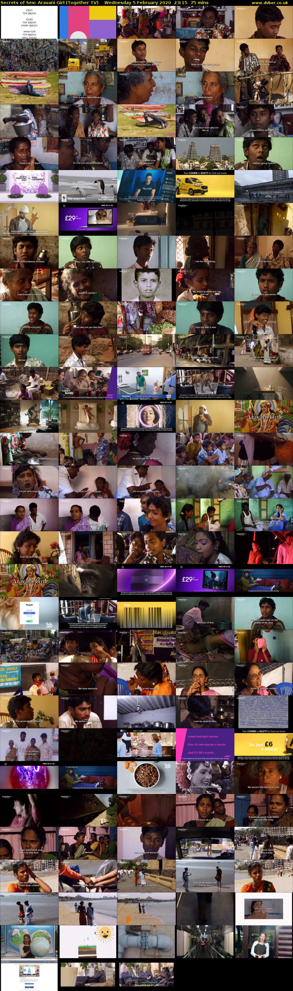 Secrets of Sex: Aravani Girl (Together TV) Wednesday 5 February 2020 23:15 - 00:30