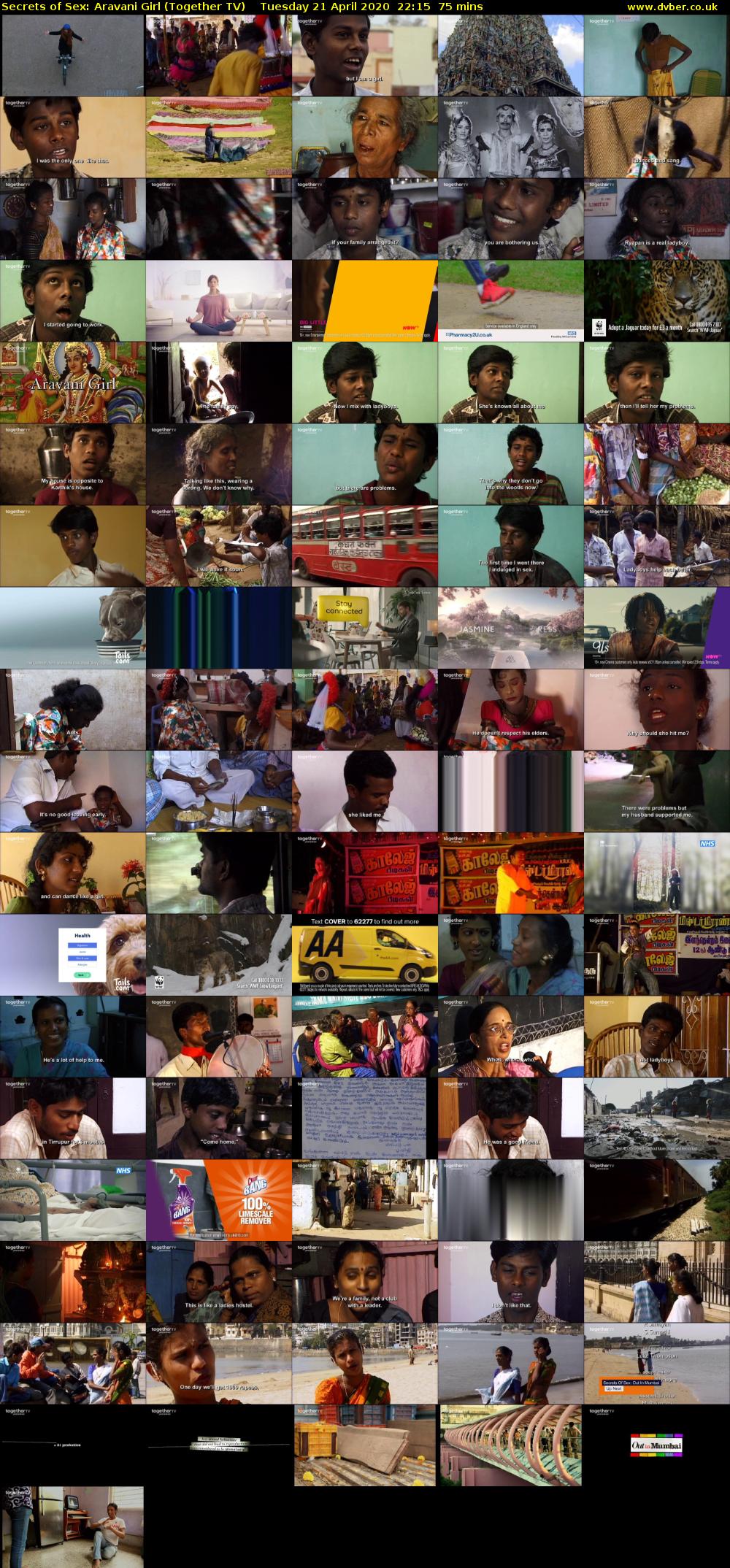 Secrets of Sex: Aravani Girl (Together TV) Tuesday 21 April 2020 22:15 - 23:30