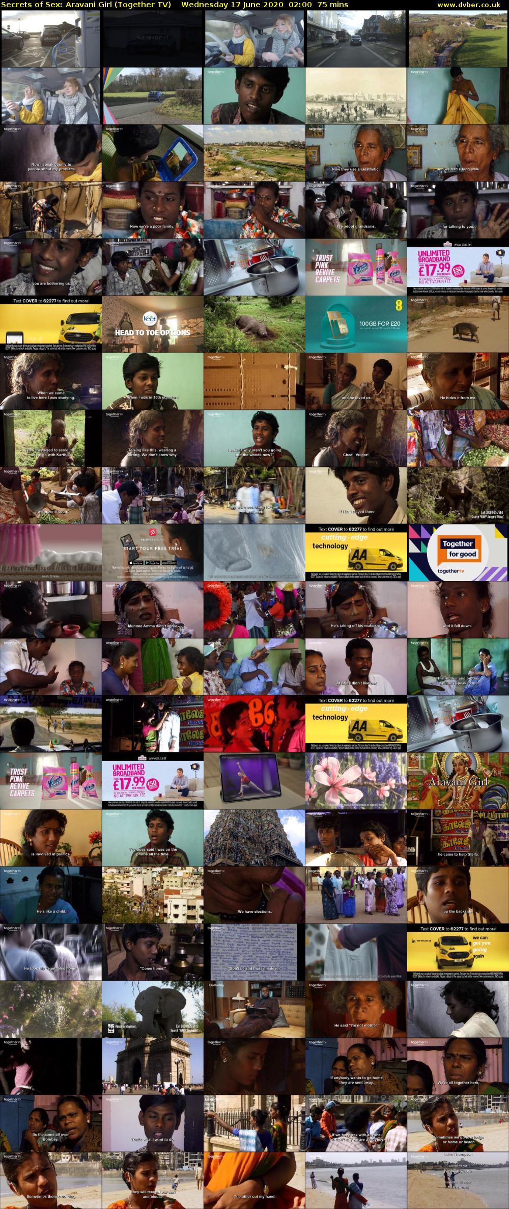 Secrets of Sex: Aravani Girl (Together TV) Wednesday 17 June 2020 02:00 - 03:15