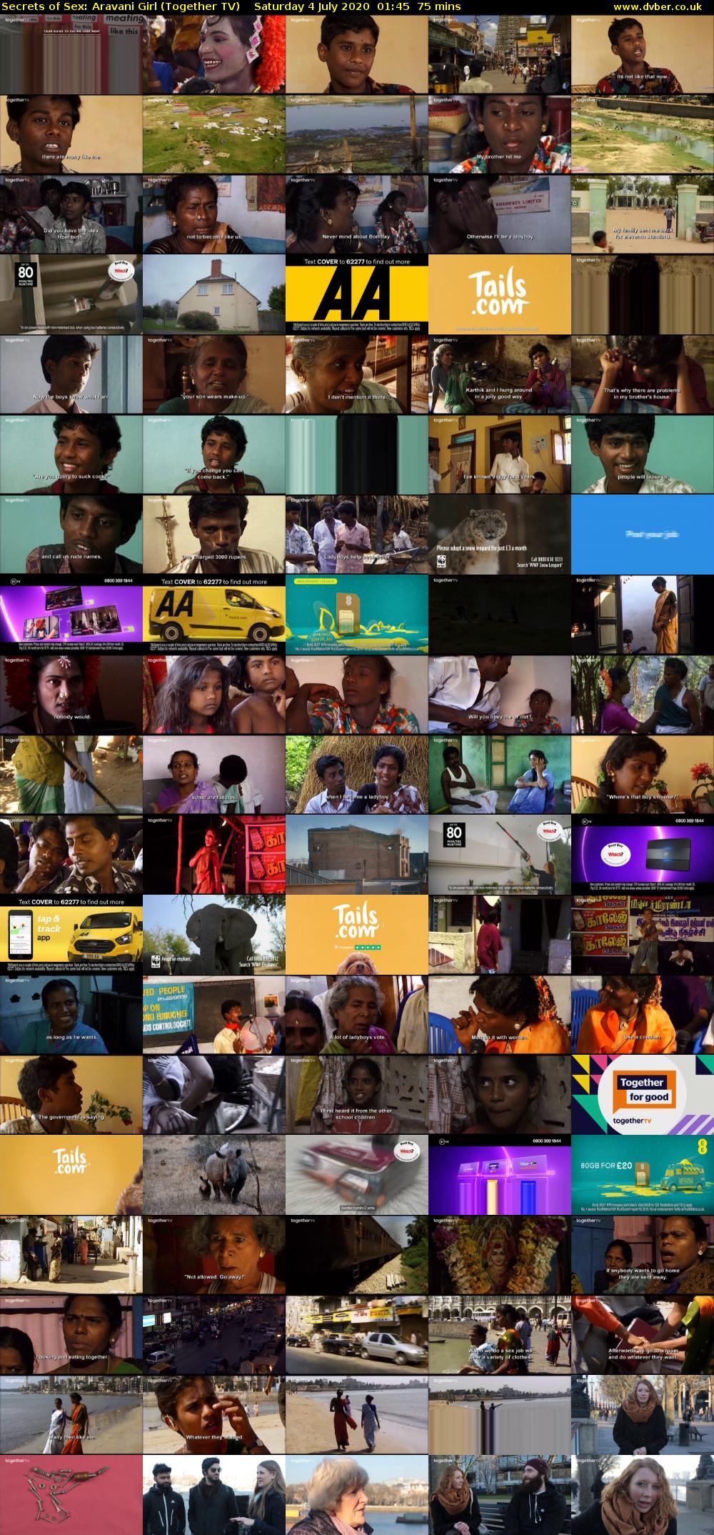 Secrets of Sex: Aravani Girl (Together TV) Saturday 4 July 2020 01:45 - 03:00
