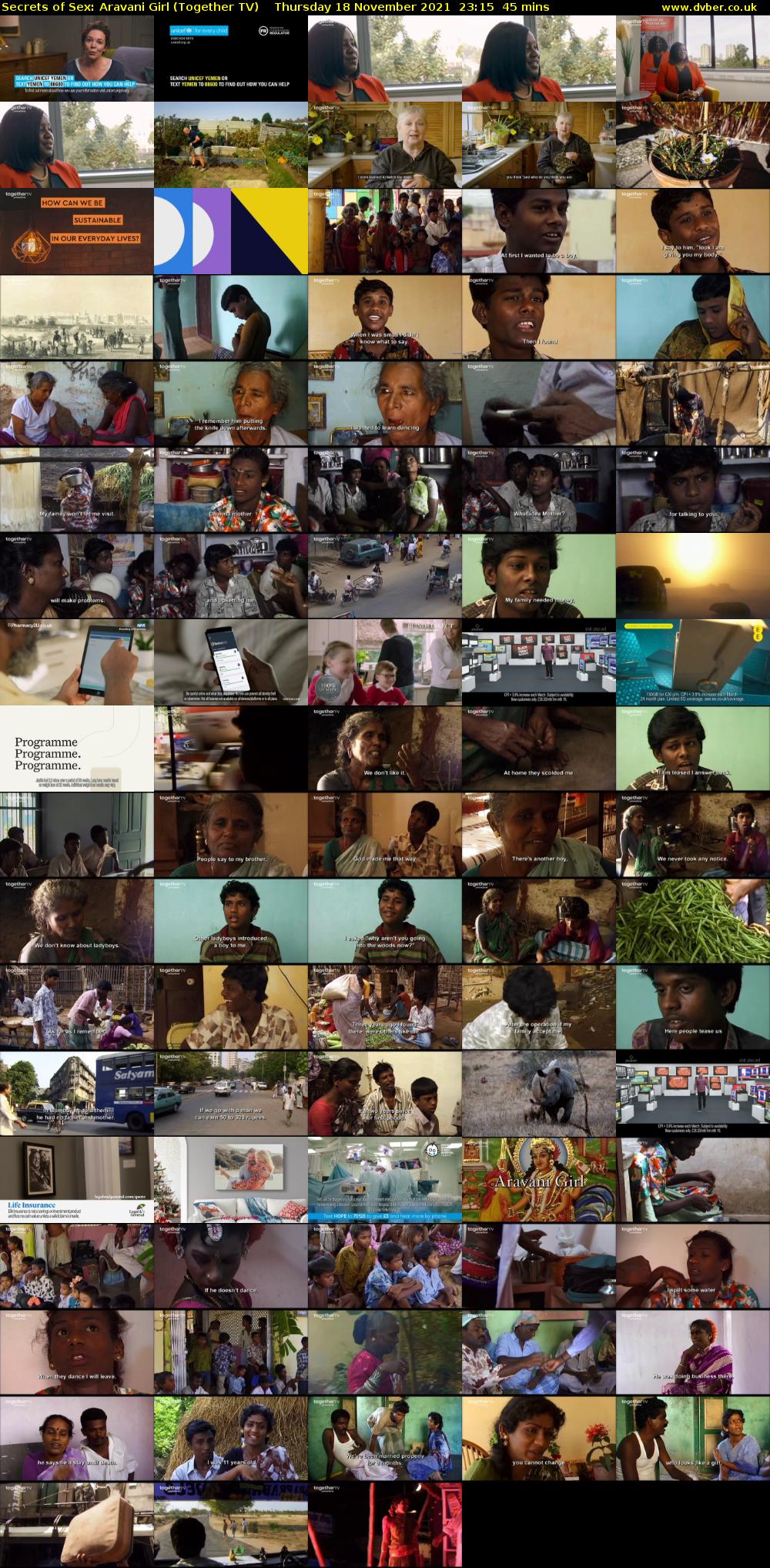 Secrets of Sex: Aravani Girl (Together TV) Thursday 18 November 2021 23:15 - 00:00