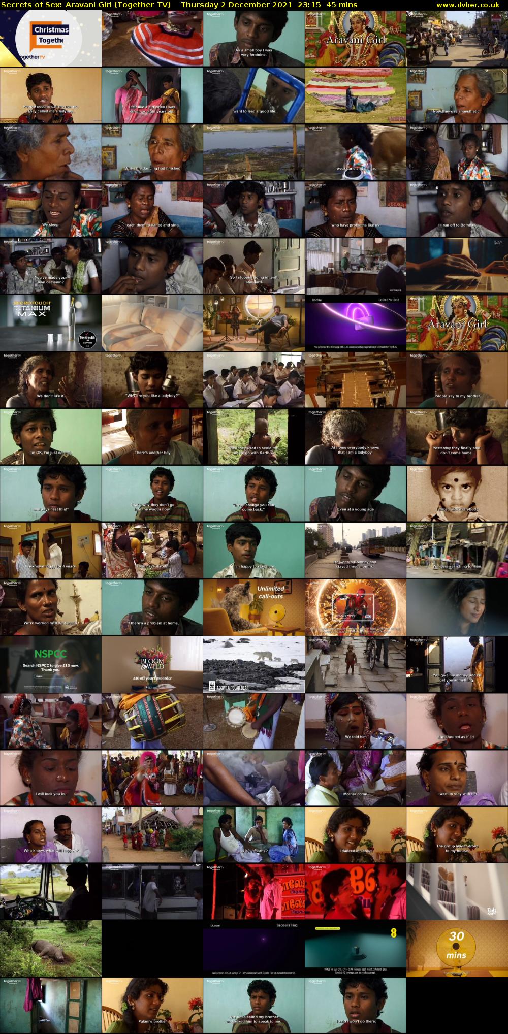 Secrets of Sex: Aravani Girl (Together TV) Thursday 2 December 2021 23:15 - 00:00