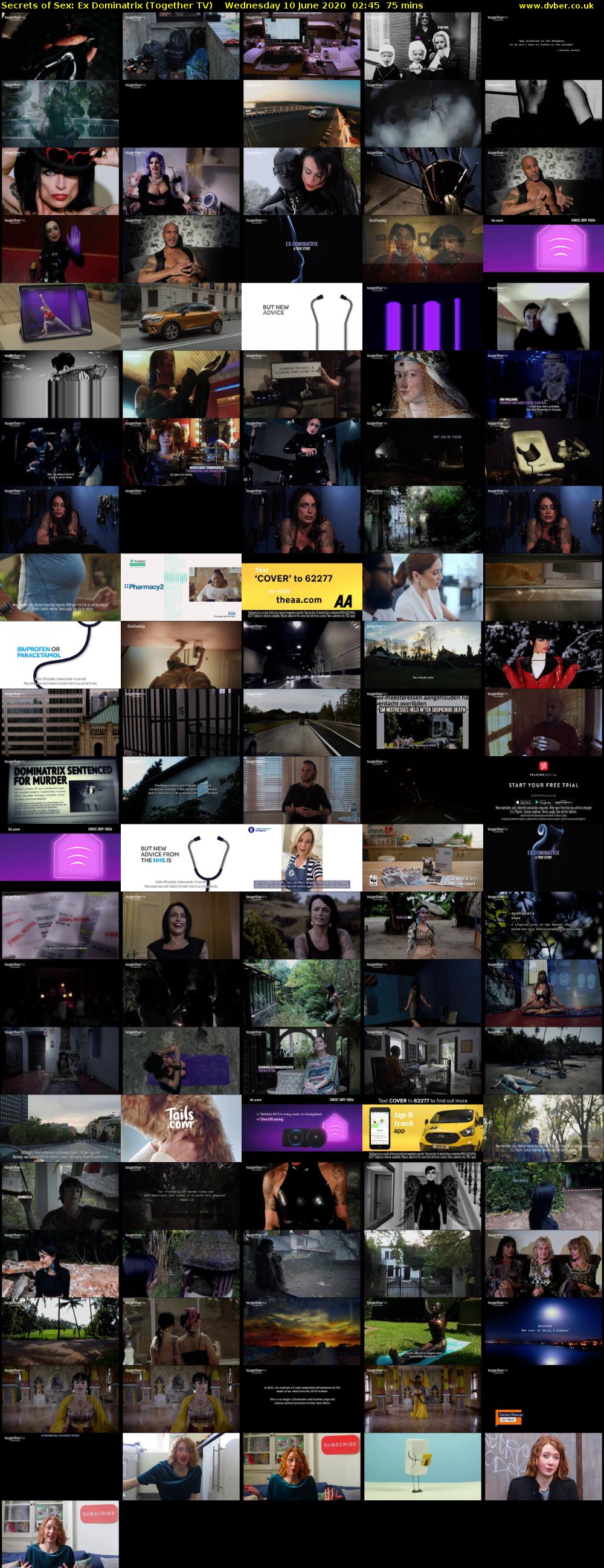 Secrets of Sex: Ex Dominatrix (Together TV) Wednesday 10 June 2020 02:45 - 04:00