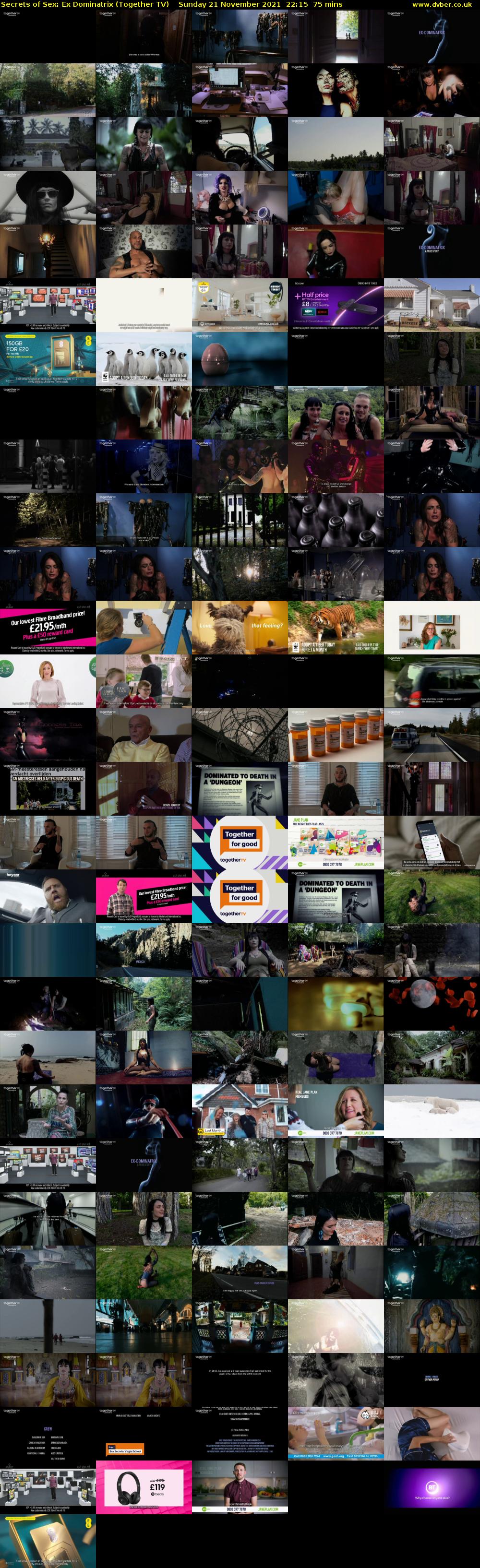 Secrets of Sex: Ex Dominatrix (Together TV) Sunday 21 November 2021 22:15 - 23:30