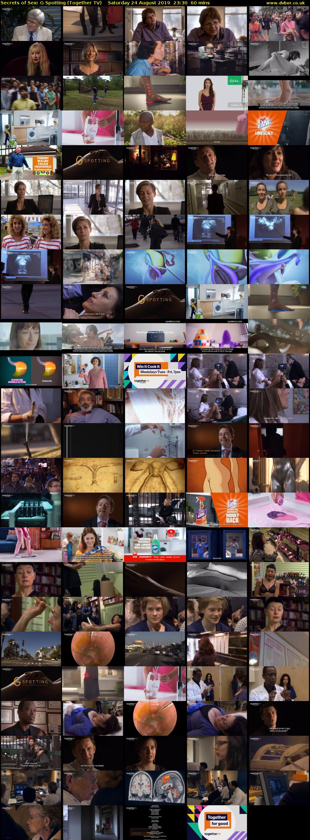 Secrets of Sex: G Spotting (Together TV) Saturday 24 August 2019 23:30 - 00:30