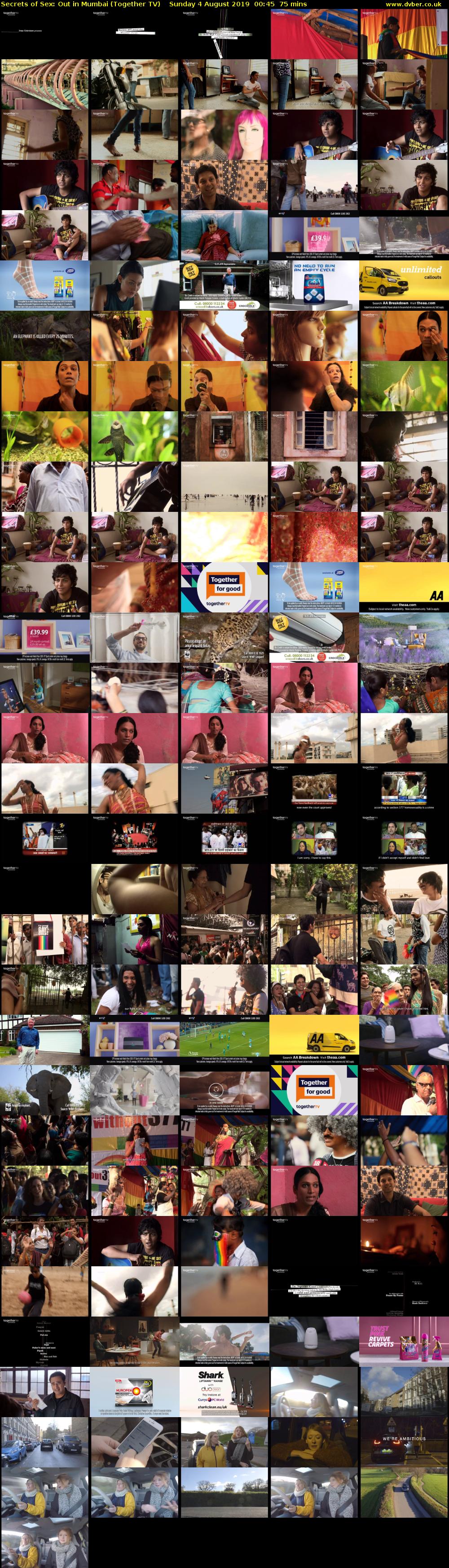 Secrets of Sex: Out in Mumbai (Together TV) Sunday 4 August 2019 00:45 - 02:00