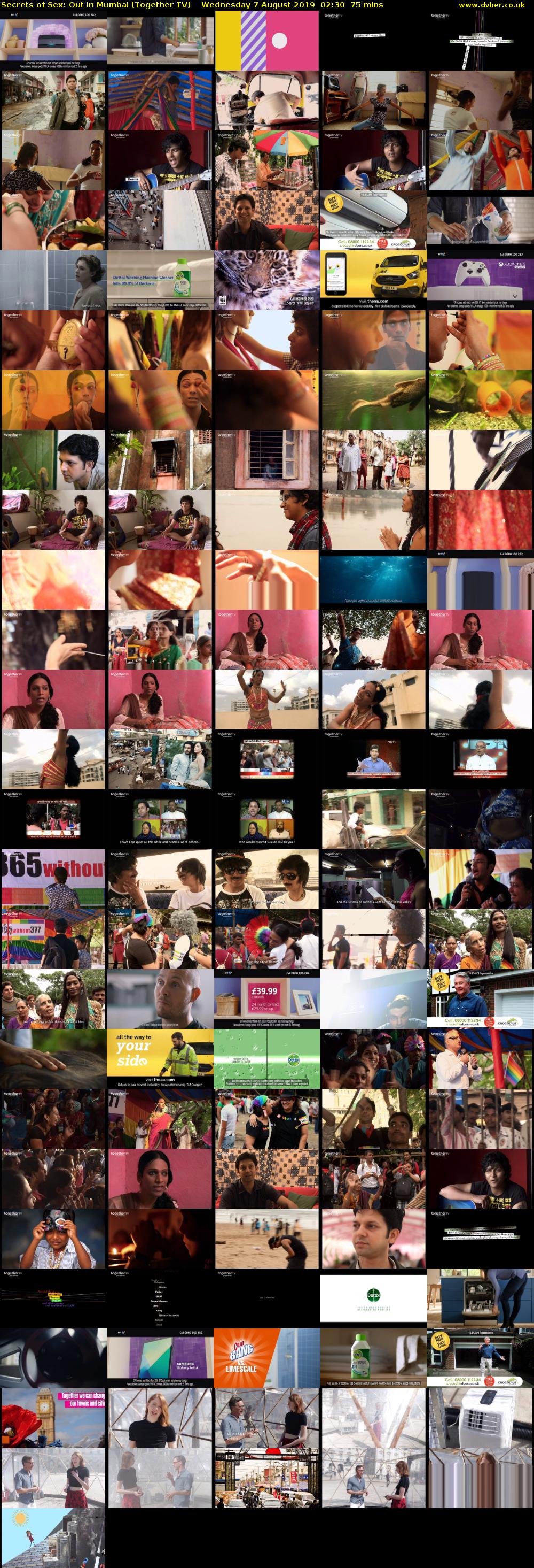 Secrets of Sex: Out in Mumbai (Together TV) Wednesday 7 August 2019 02:30 - 03:45