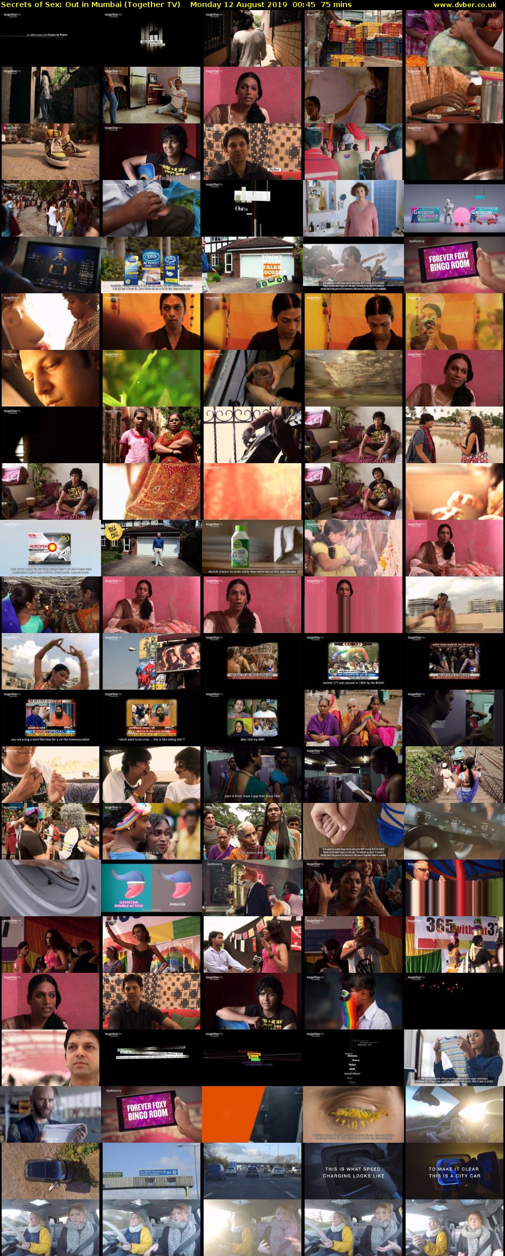 Secrets of Sex: Out in Mumbai (Together TV) Monday 12 August 2019 00:45 - 02:00