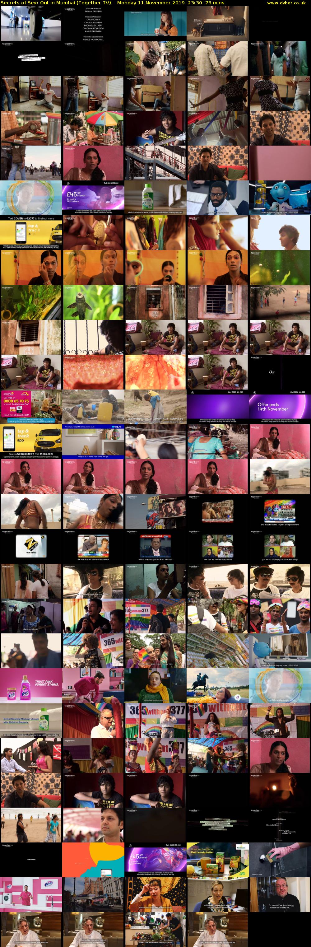 Secrets of Sex: Out in Mumbai (Together TV) Monday 11 November 2019 23:30 - 00:45