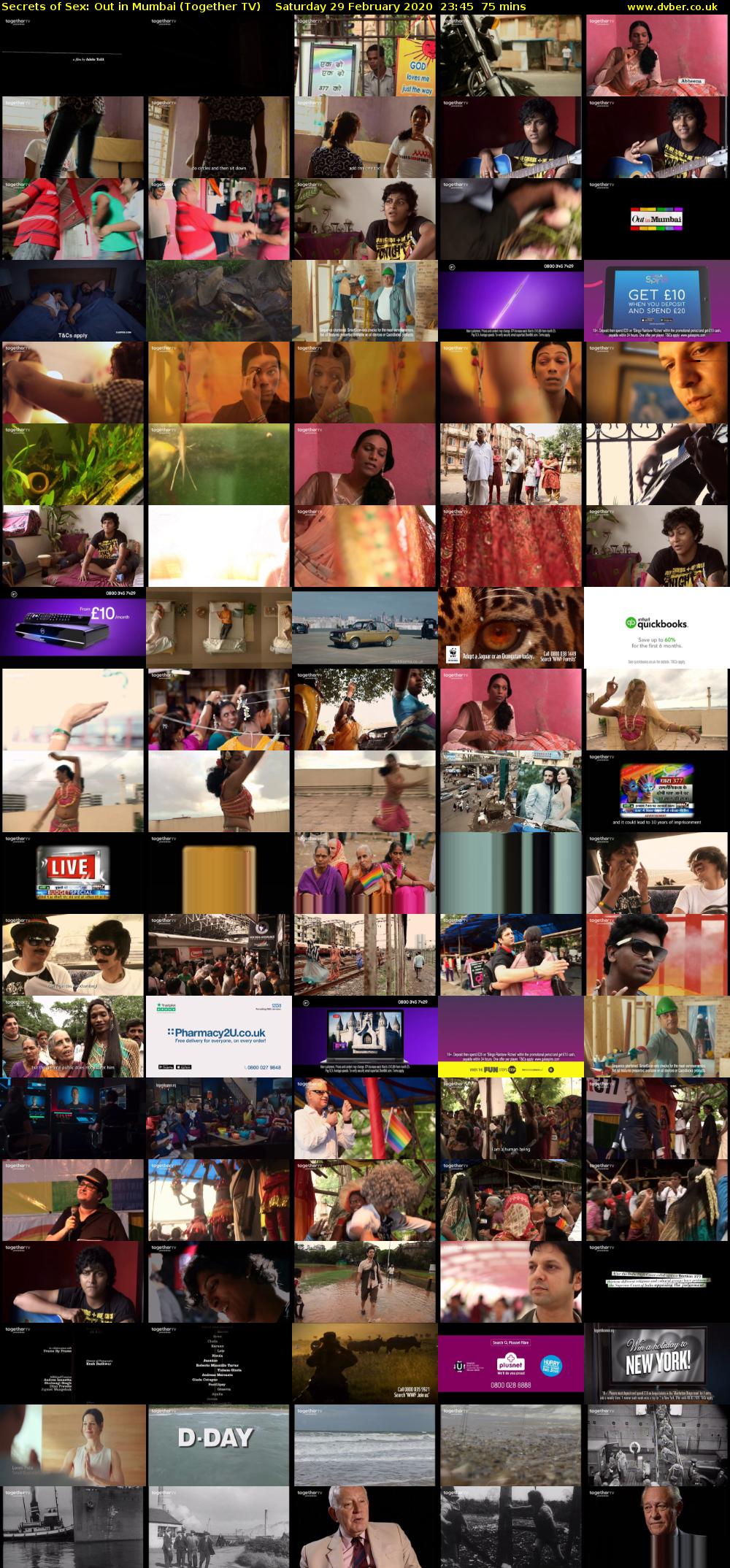 Secrets of Sex: Out in Mumbai (Together TV) Saturday 29 February 2020 23:45 - 01:00